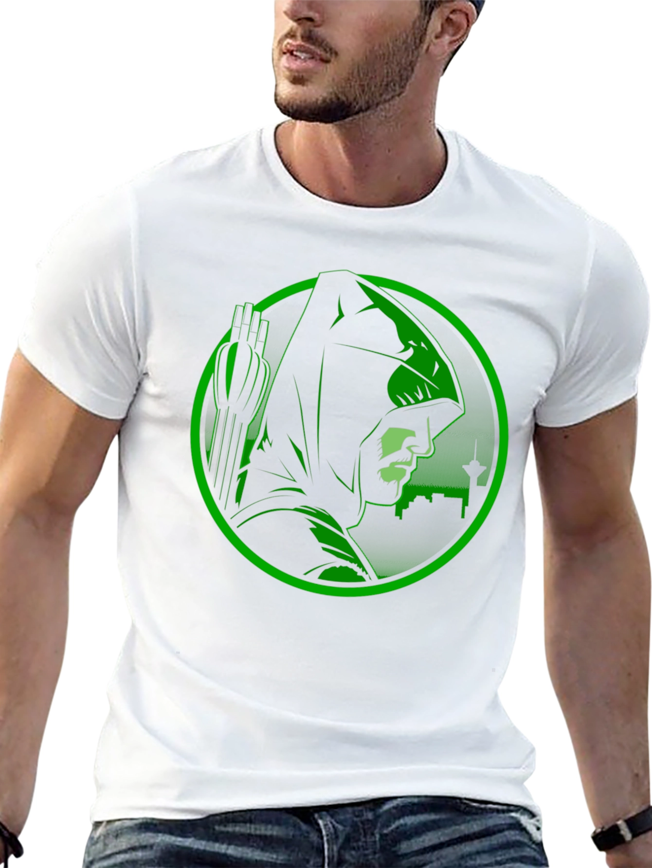 Green Arrow T-Shirt - Superhero Tee