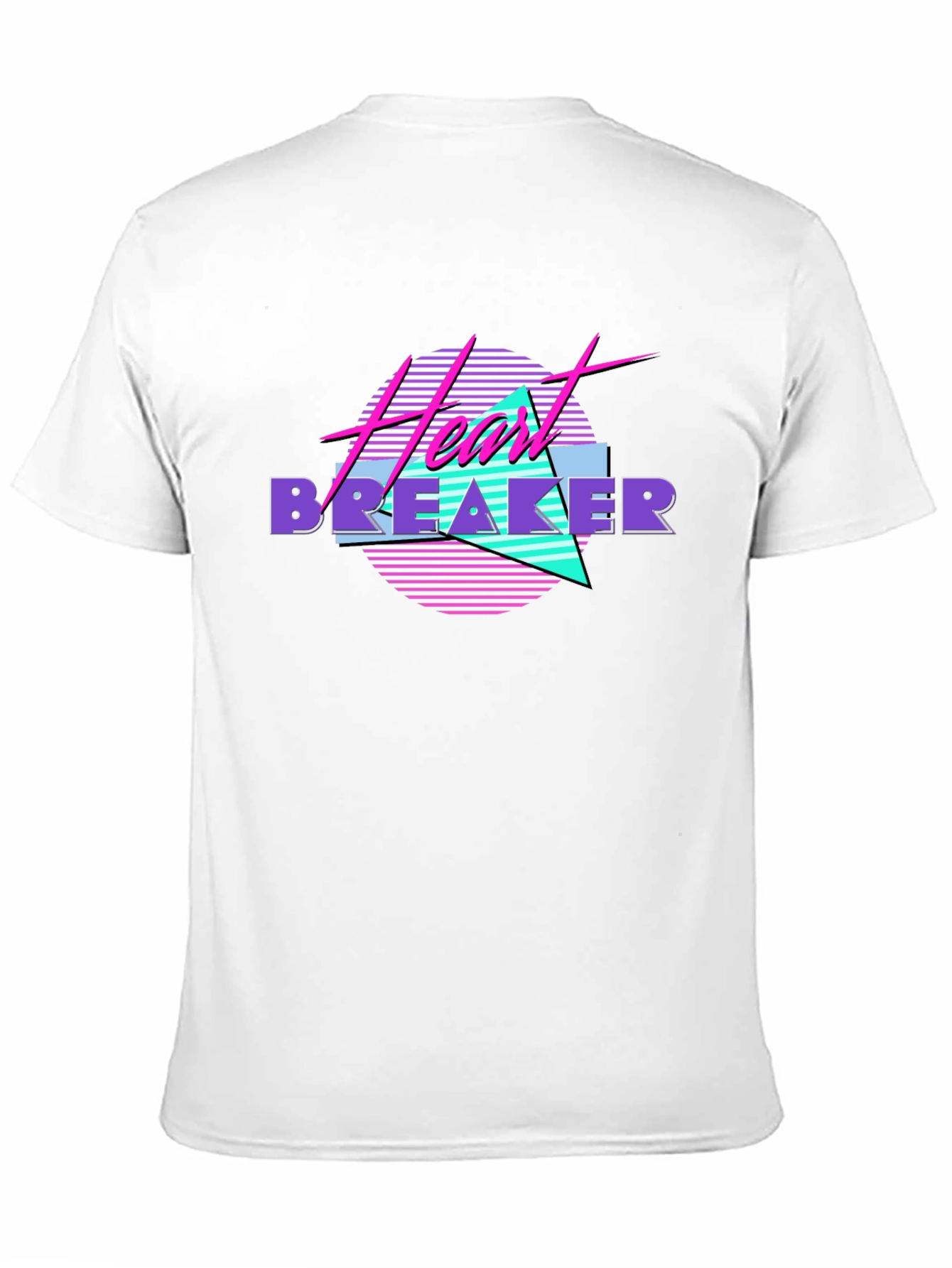 Heartbreaker 80s Style Black T-Shirt