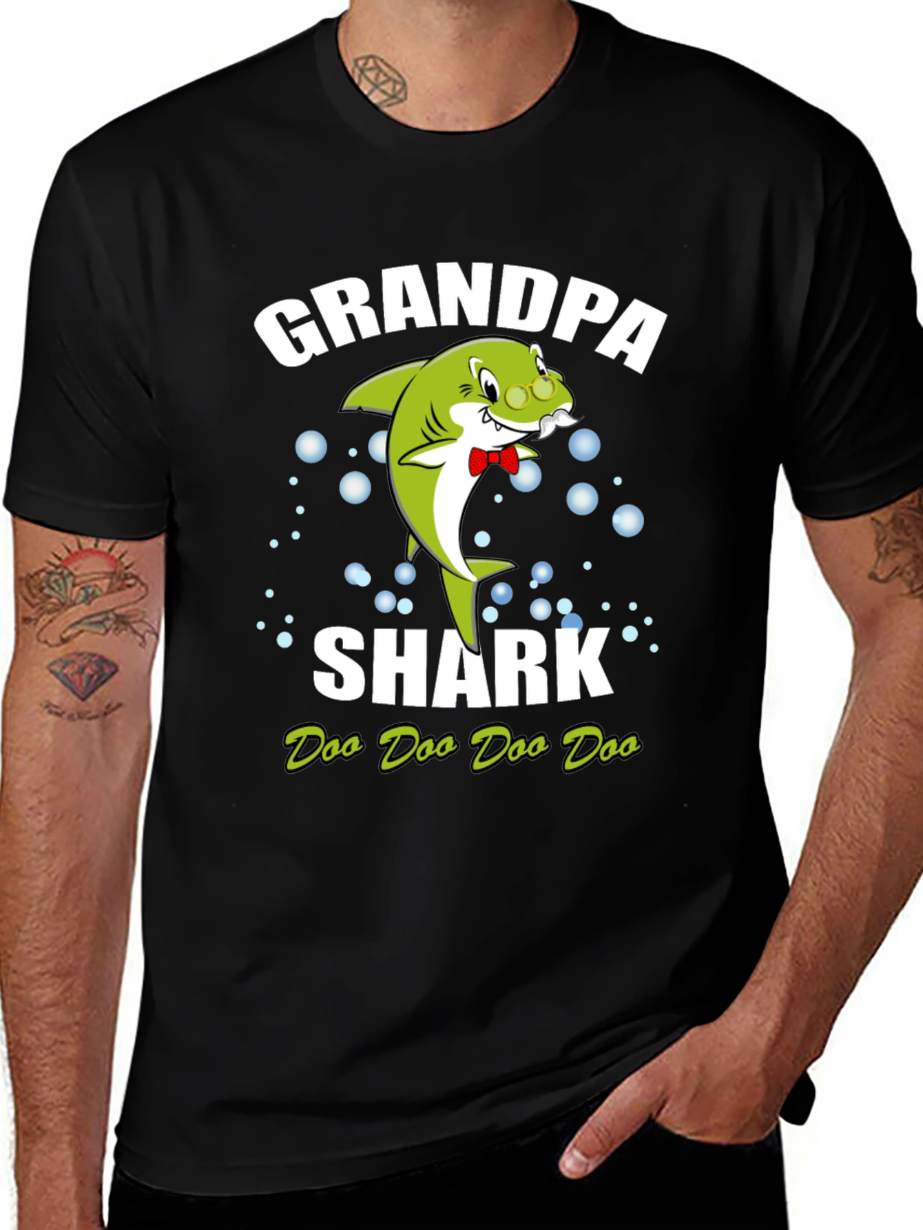 Grandpa Shark T-Shirt - Doo Doo Doo
