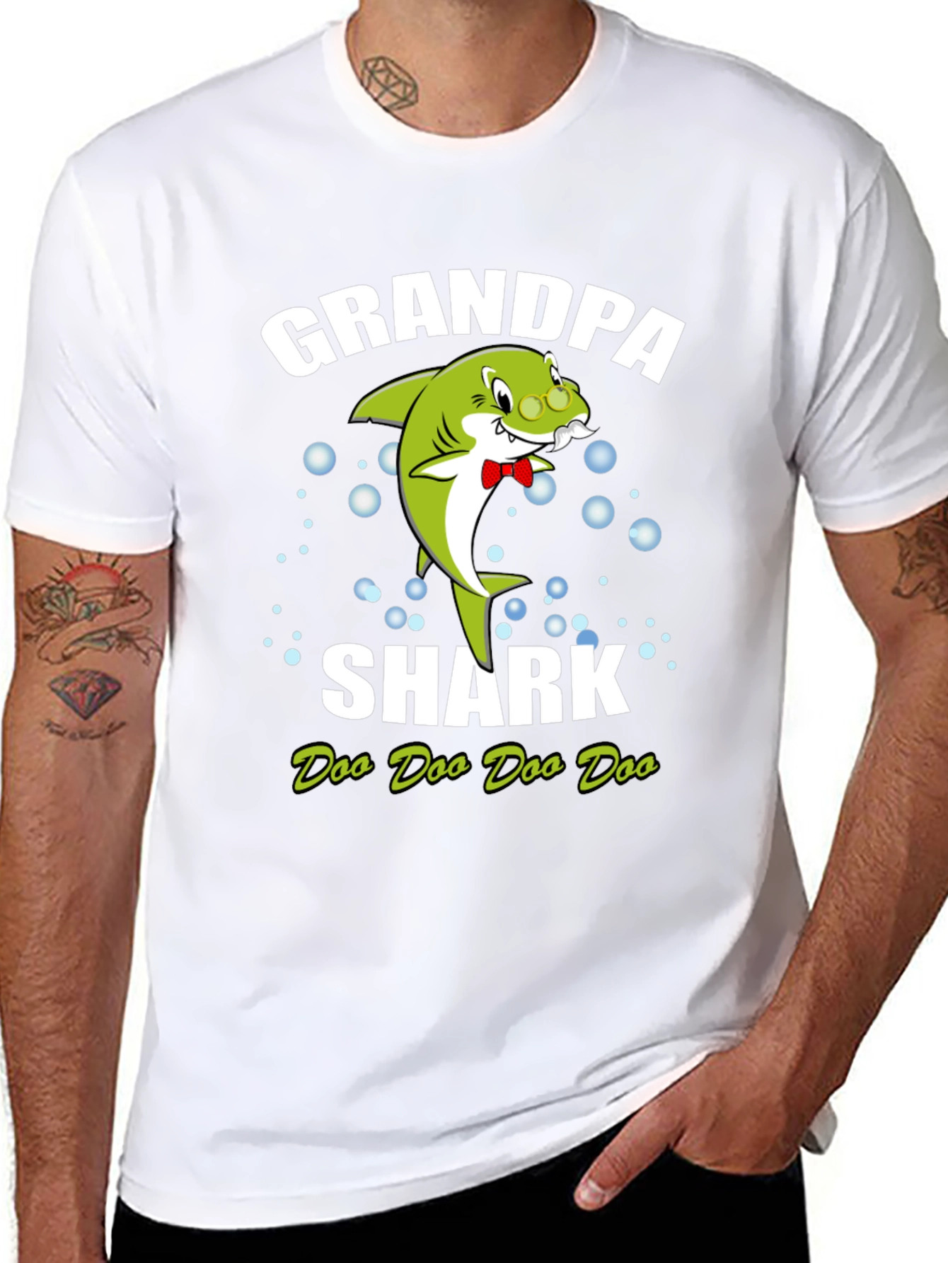 Grandpa Shark T-Shirt - Doo Doo Doo
