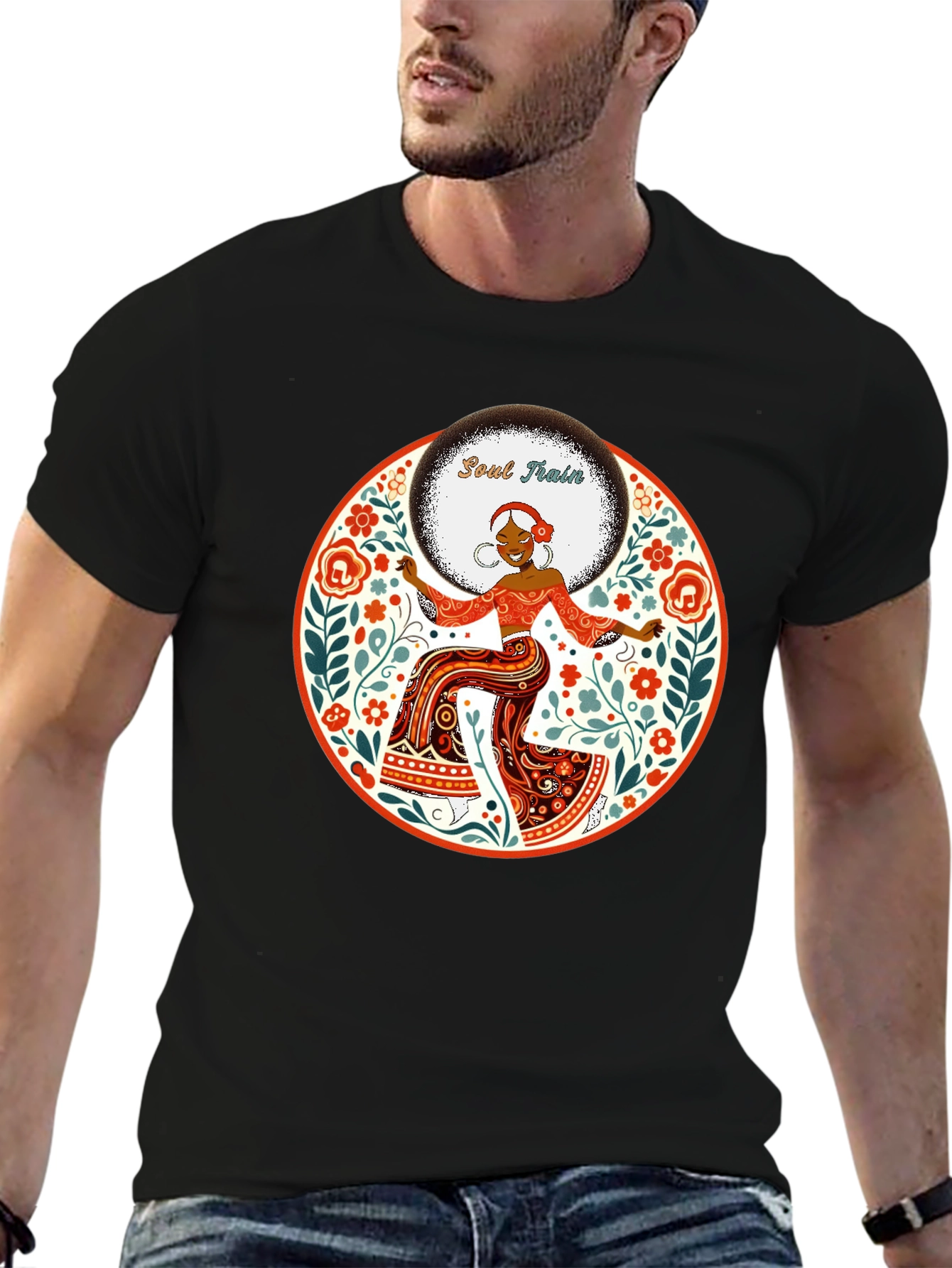 Soul Train Graphic Tee - Retro Dance Shirt