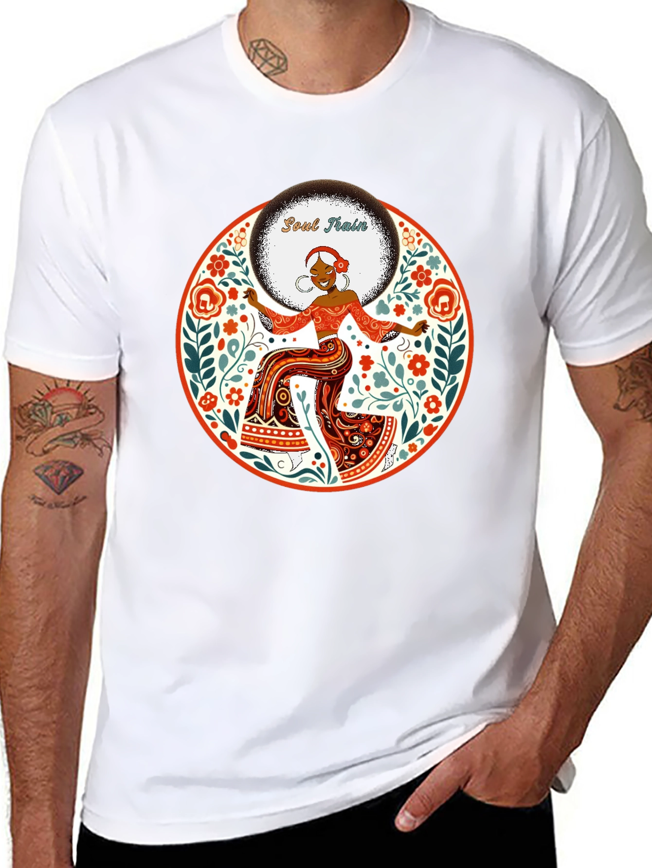 Soul Train Graphic Tee - Retro Dance Shirt