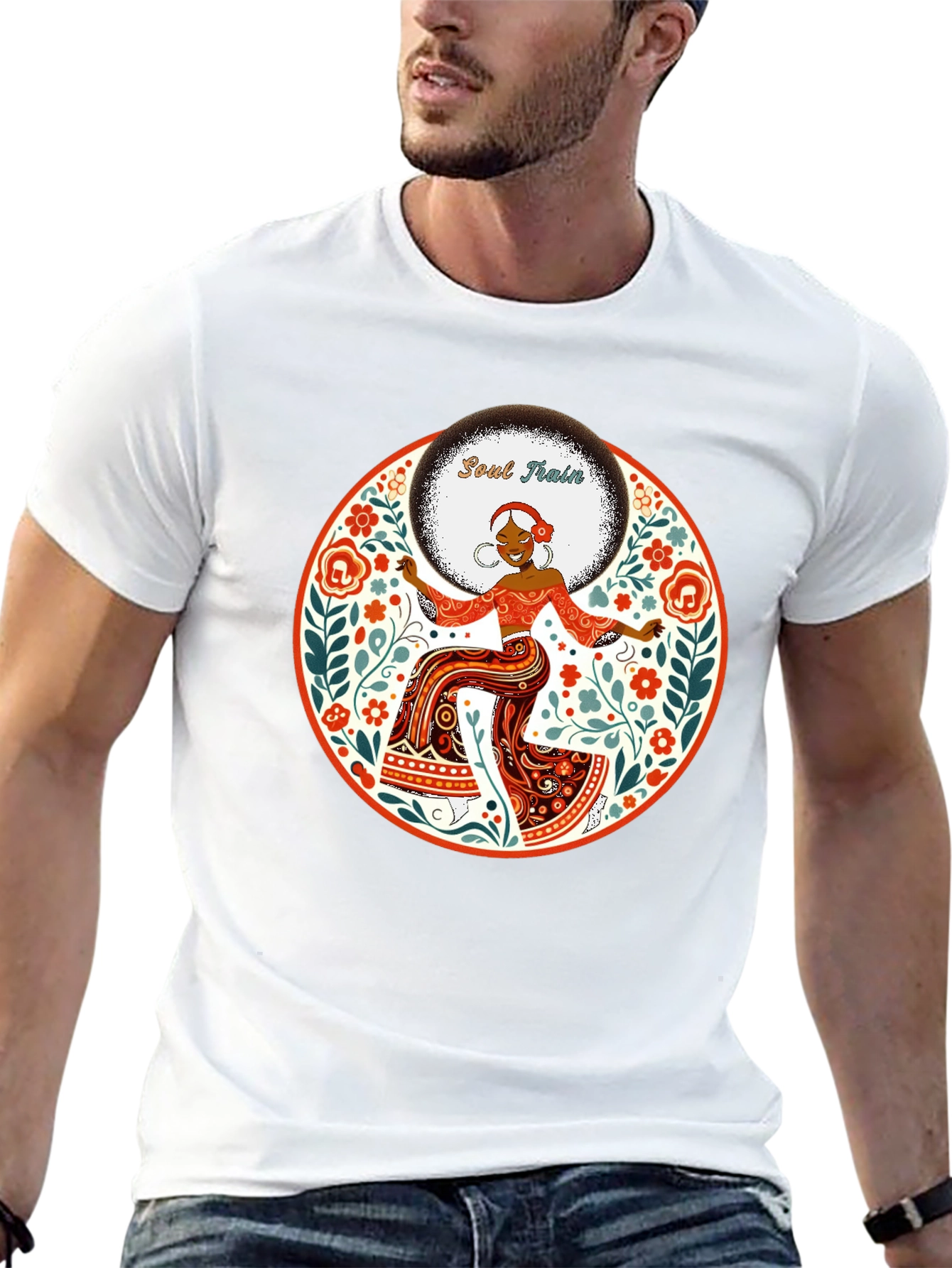 Soul Train Graphic Tee - Retro Dance Shirt