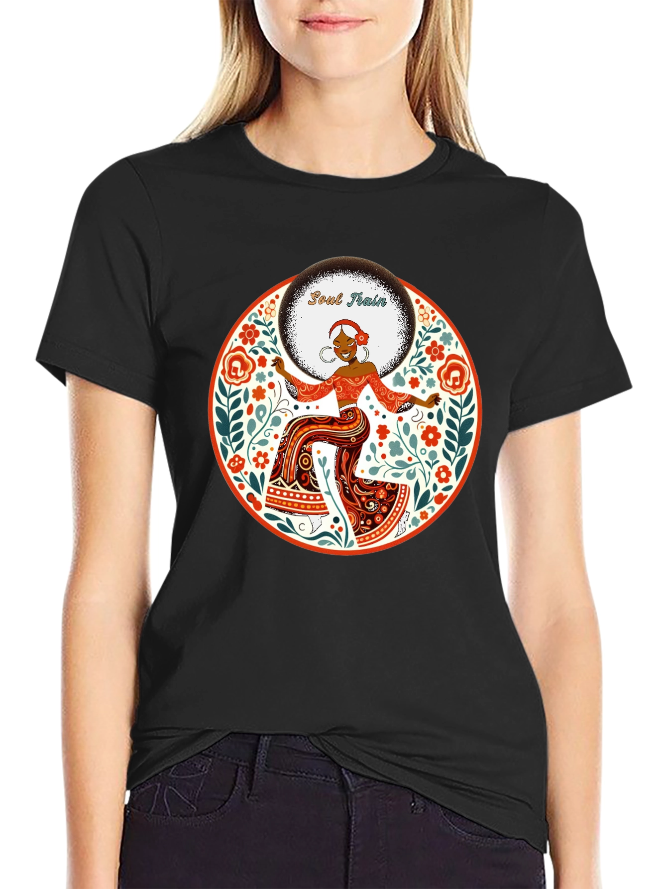 Soul Train Graphic Tee - Retro Dance Shirt