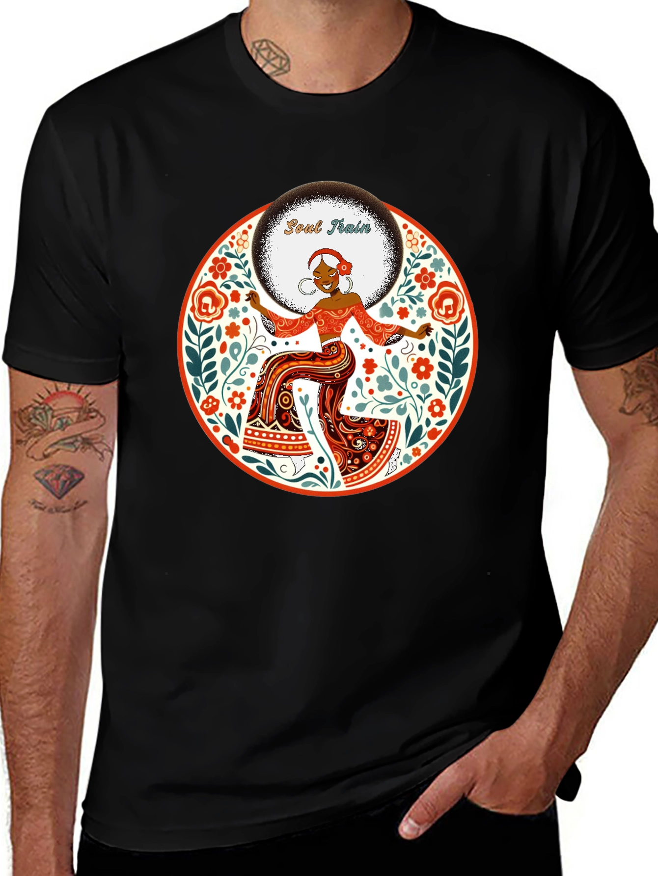 Soul Train Graphic Tee - Retro Dance Shirt