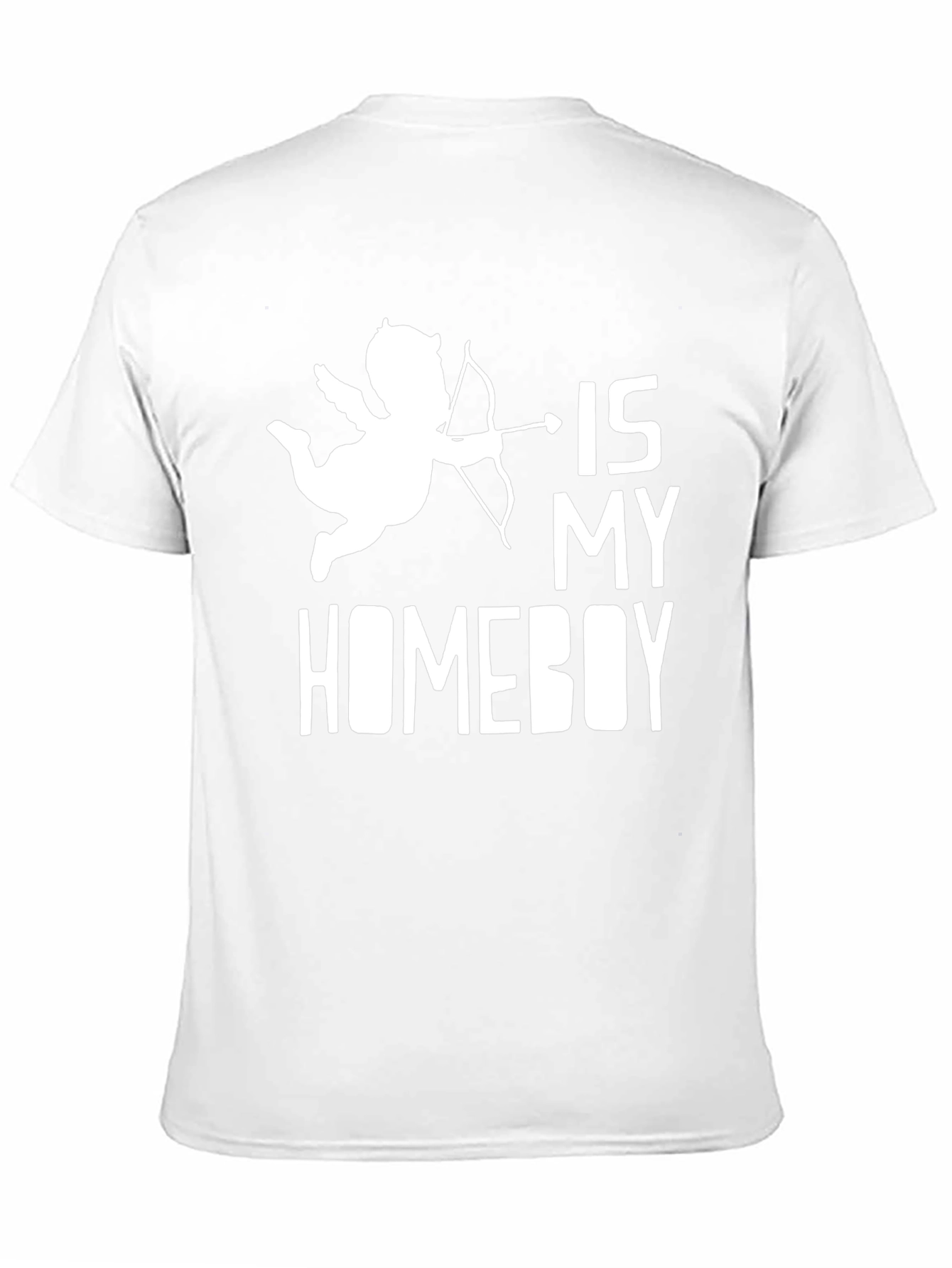 Cupid Is My Homeboy Black Graphic Tee