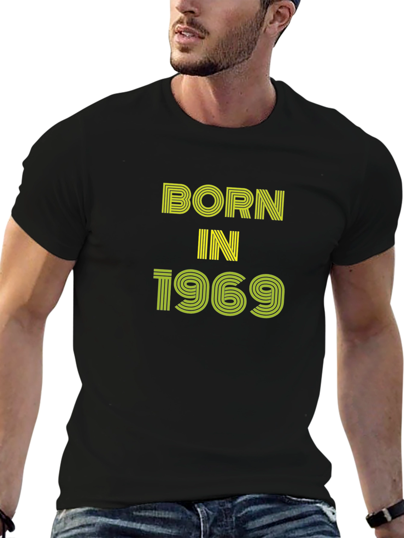 Born in 1969 T-Shirt Retro Style Classic Design