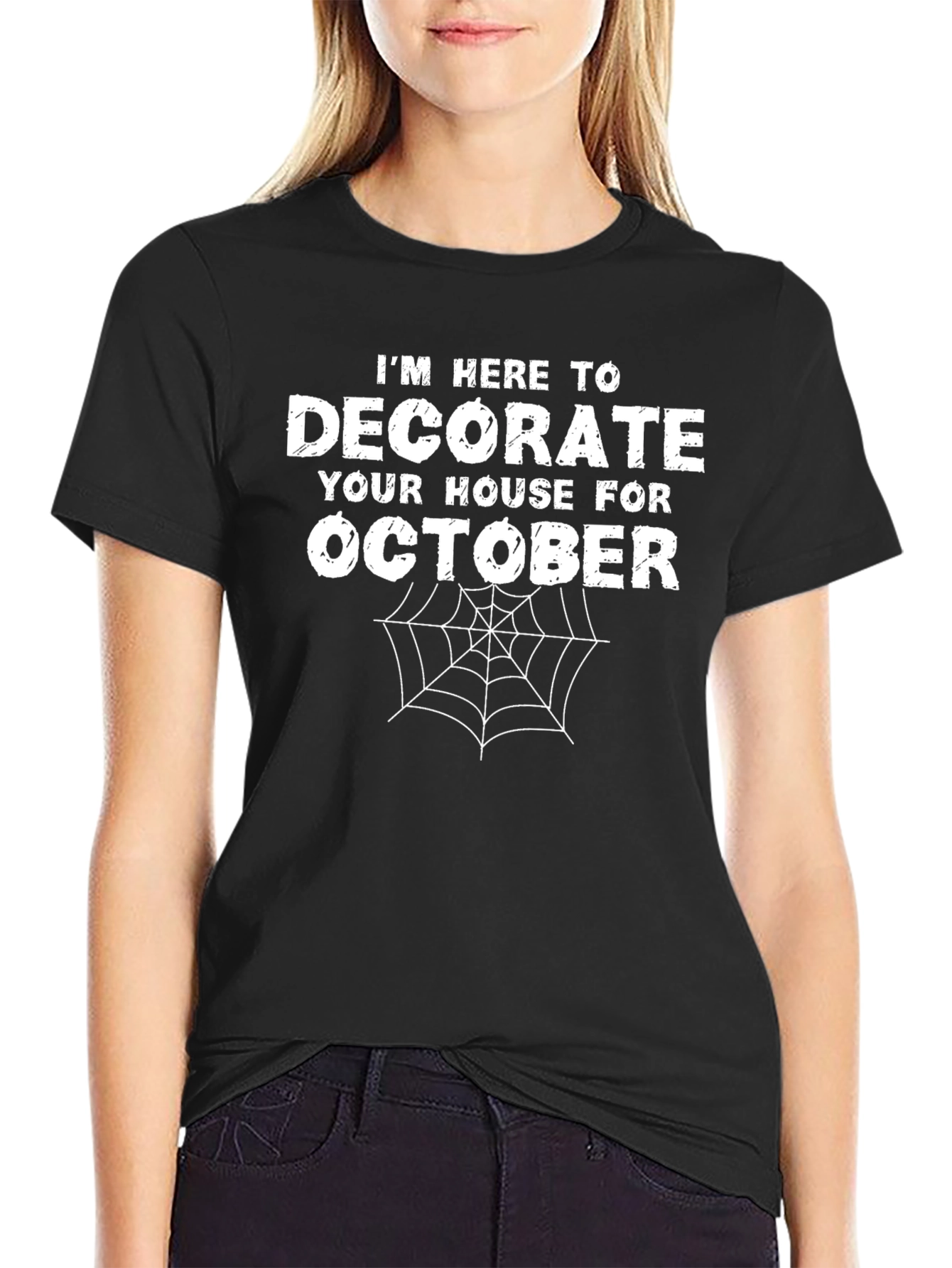 Im Here to Decorate Halloween T-Shirt