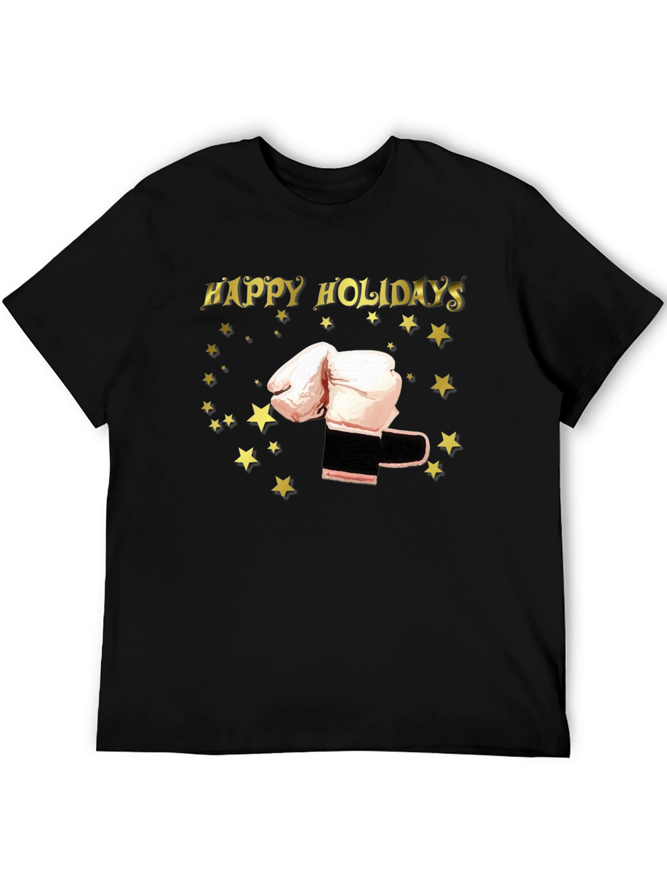 Happy Holidays Boxing Gloves T-Shirt