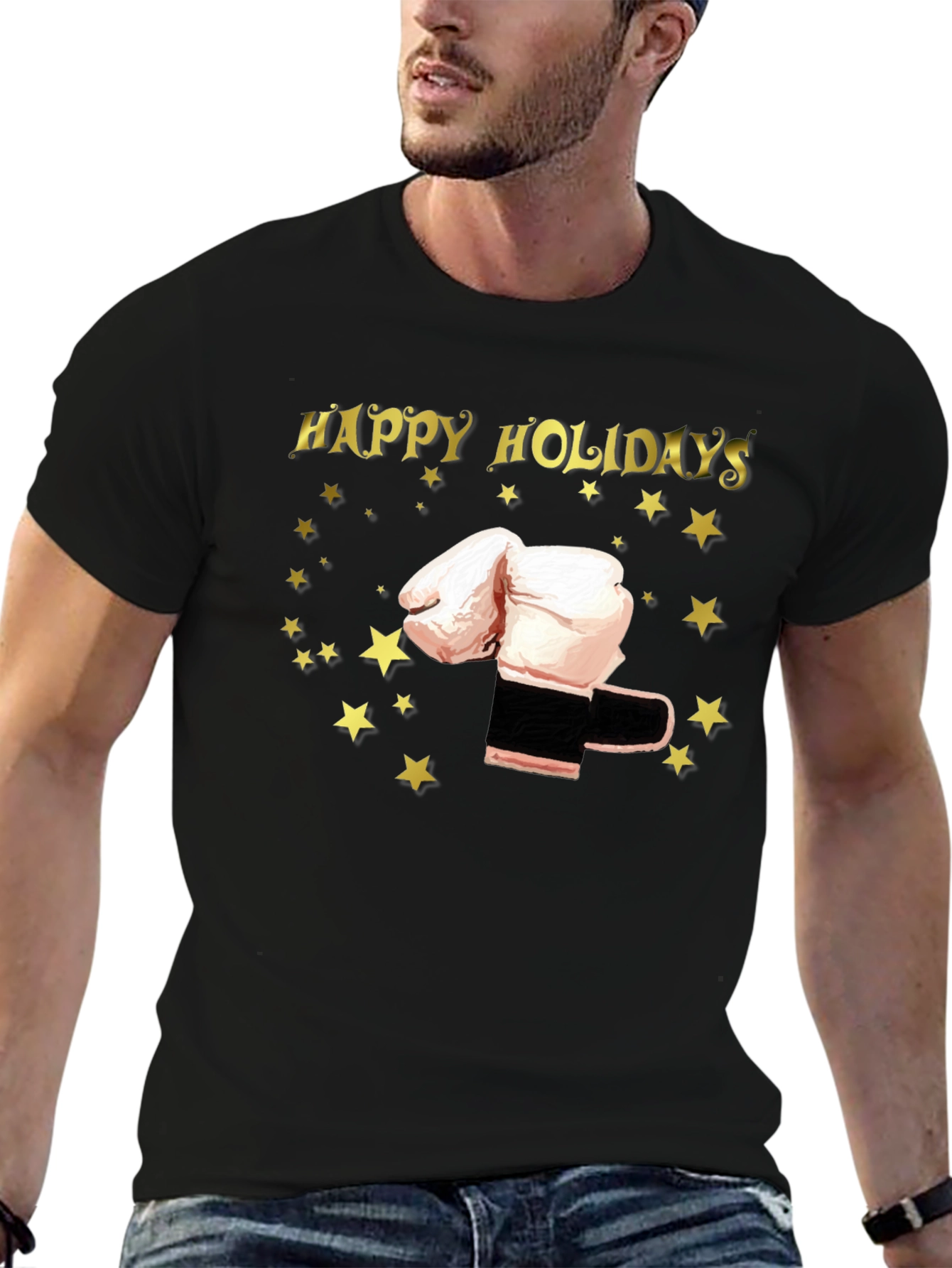 Happy Holidays Boxing Gloves T-Shirt