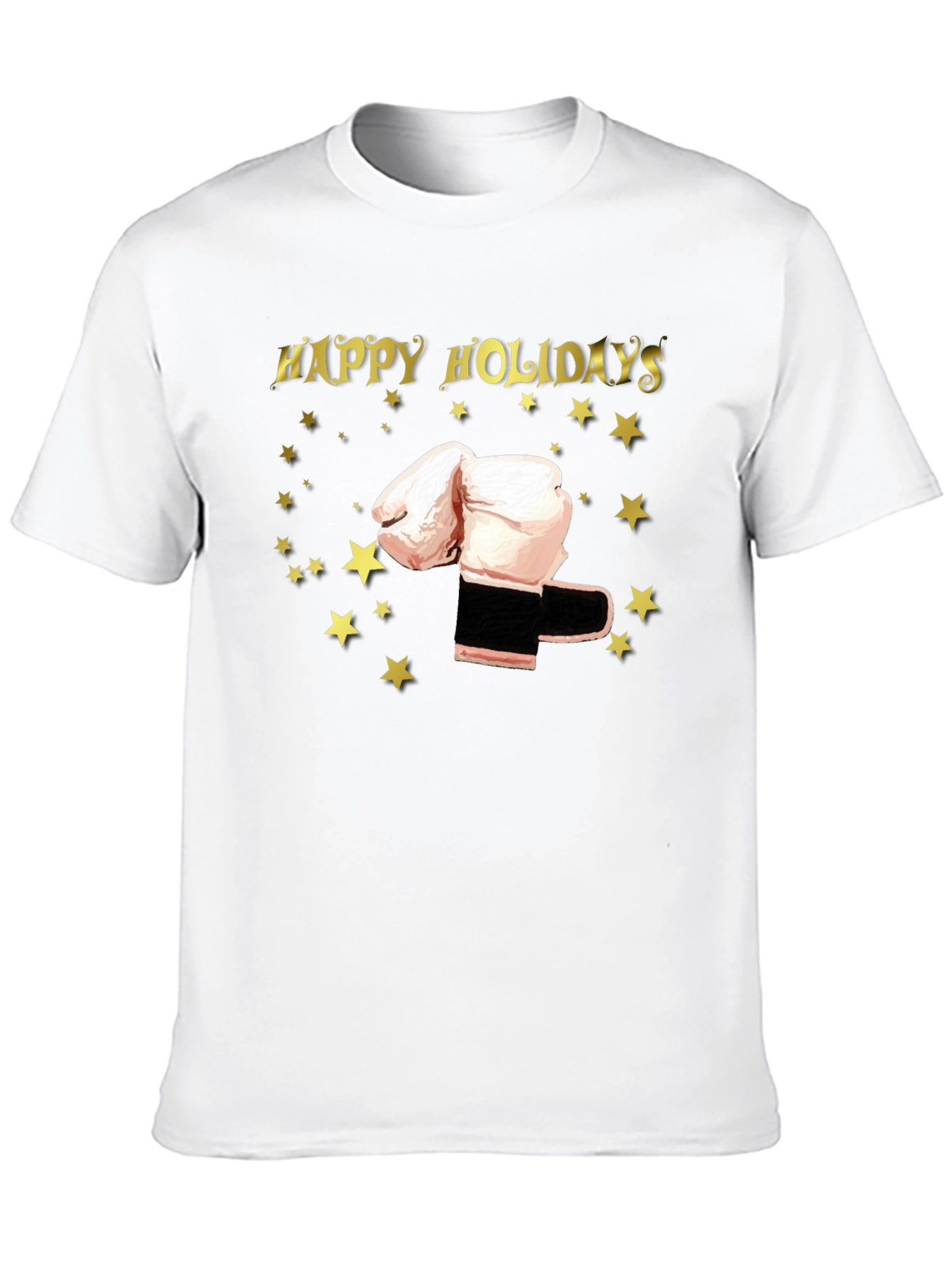 Happy Holidays Boxing Gloves T-Shirt