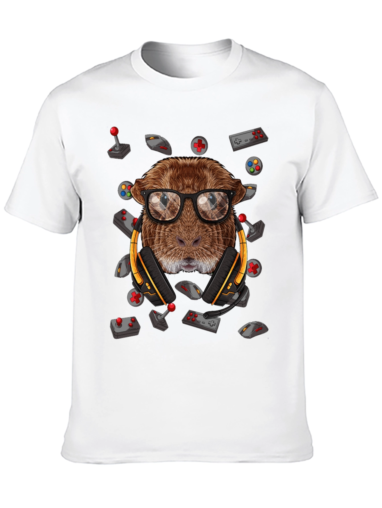 Gamer Otter T-Shirt - Geeky Animal Tee