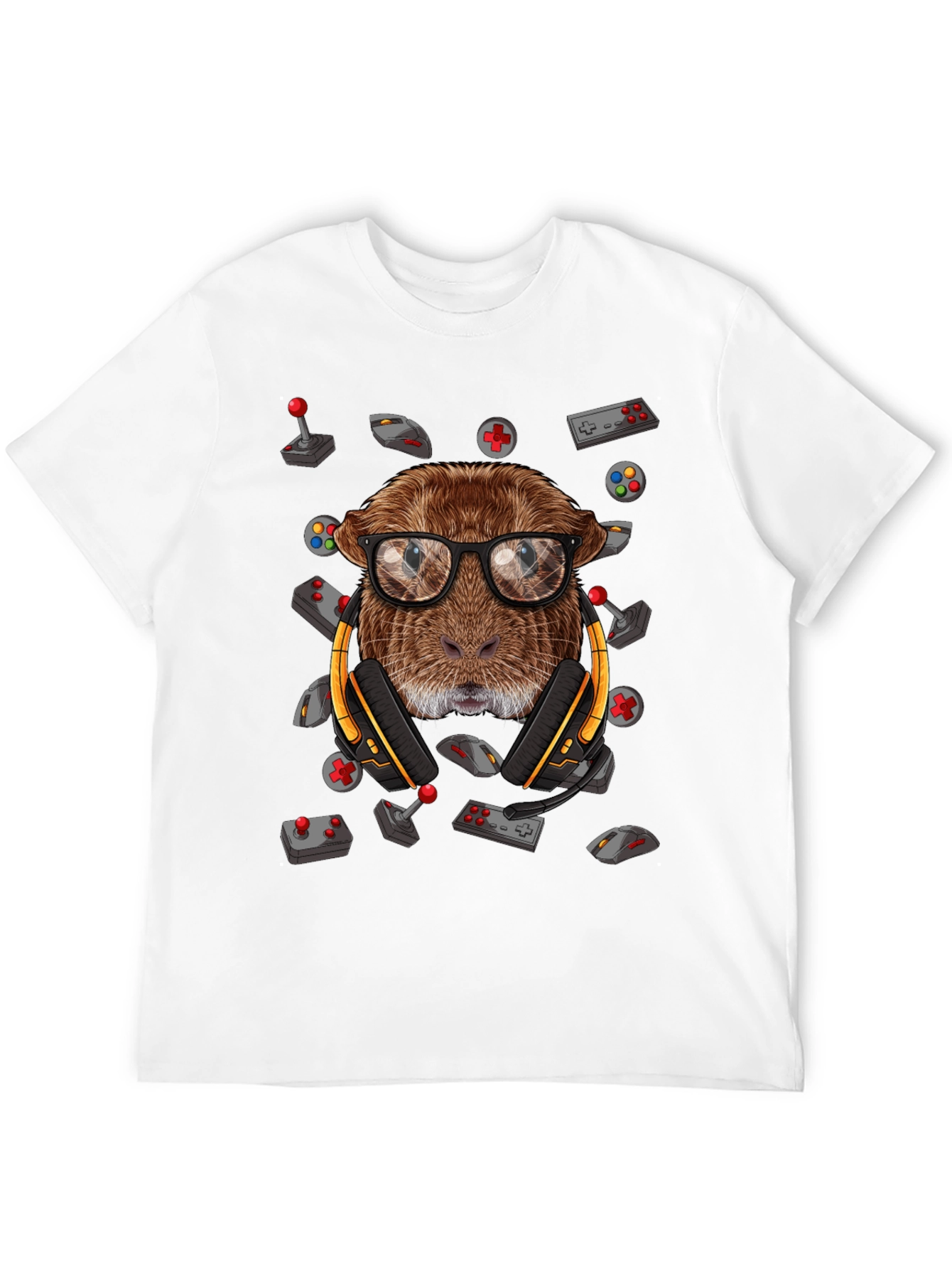 Gamer Otter T-Shirt - Geeky Animal Tee