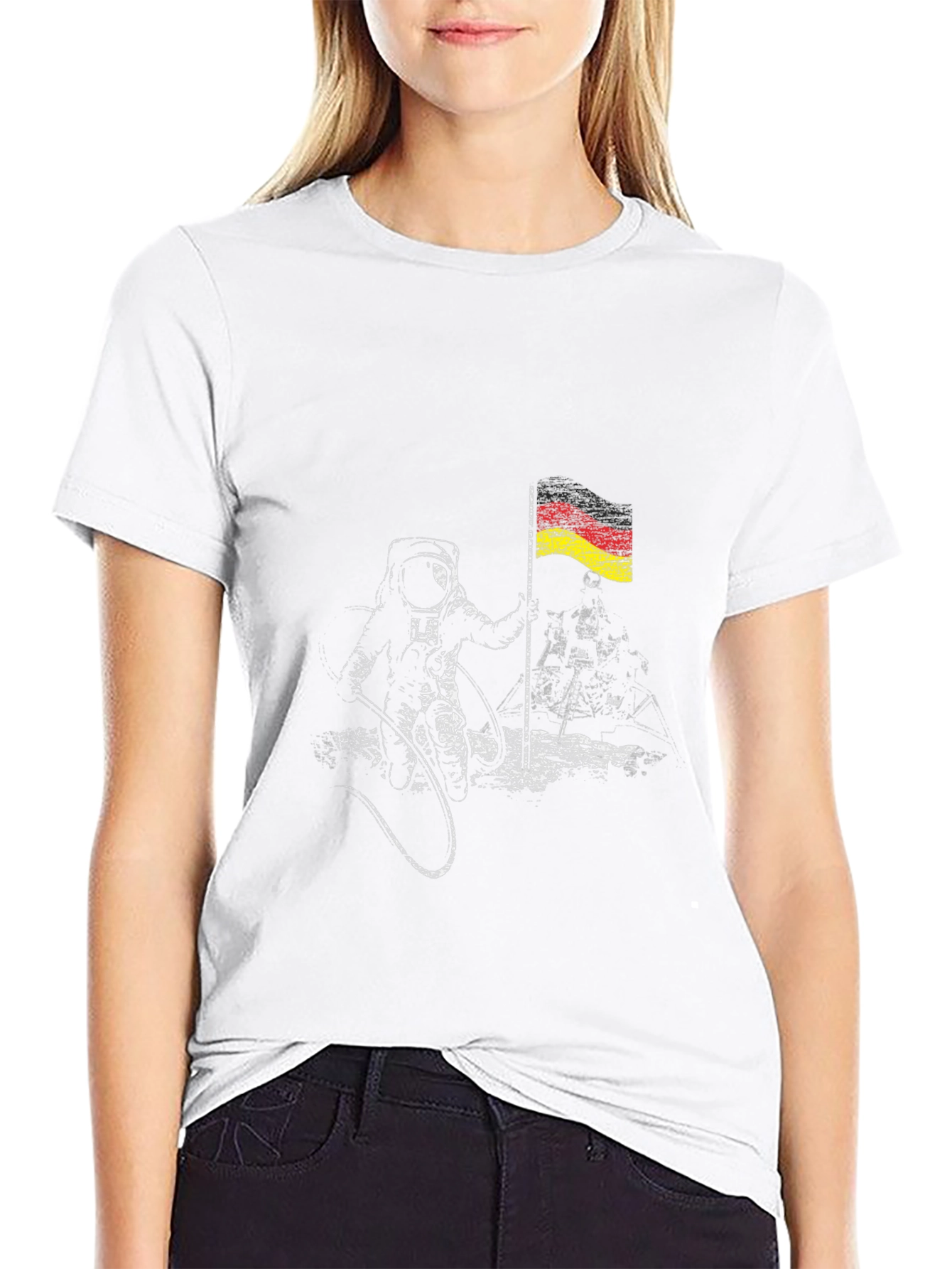 German Astronaut Flag T-Shirt