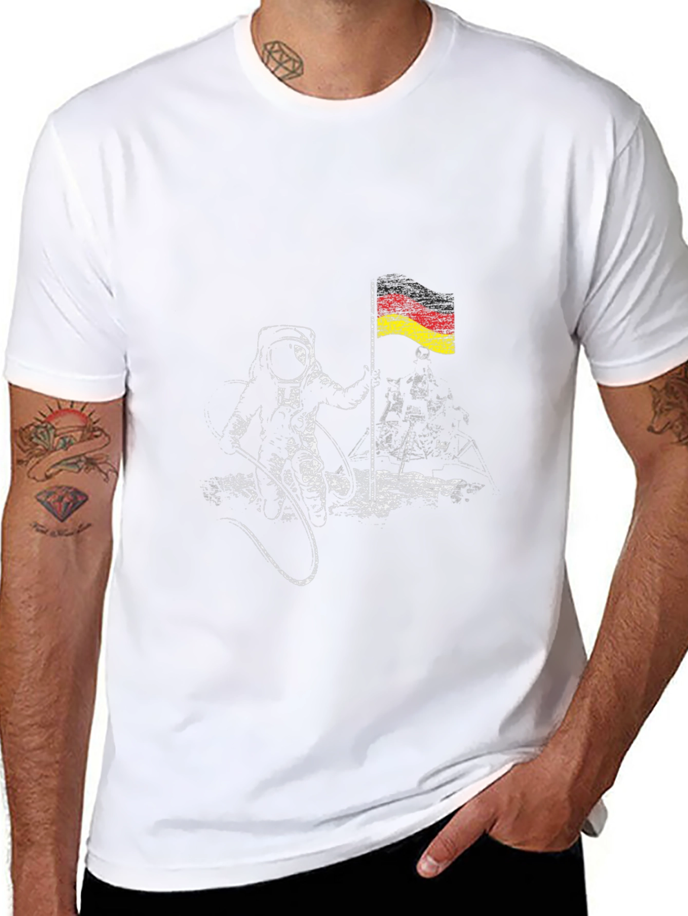 German Astronaut Flag T-Shirt
