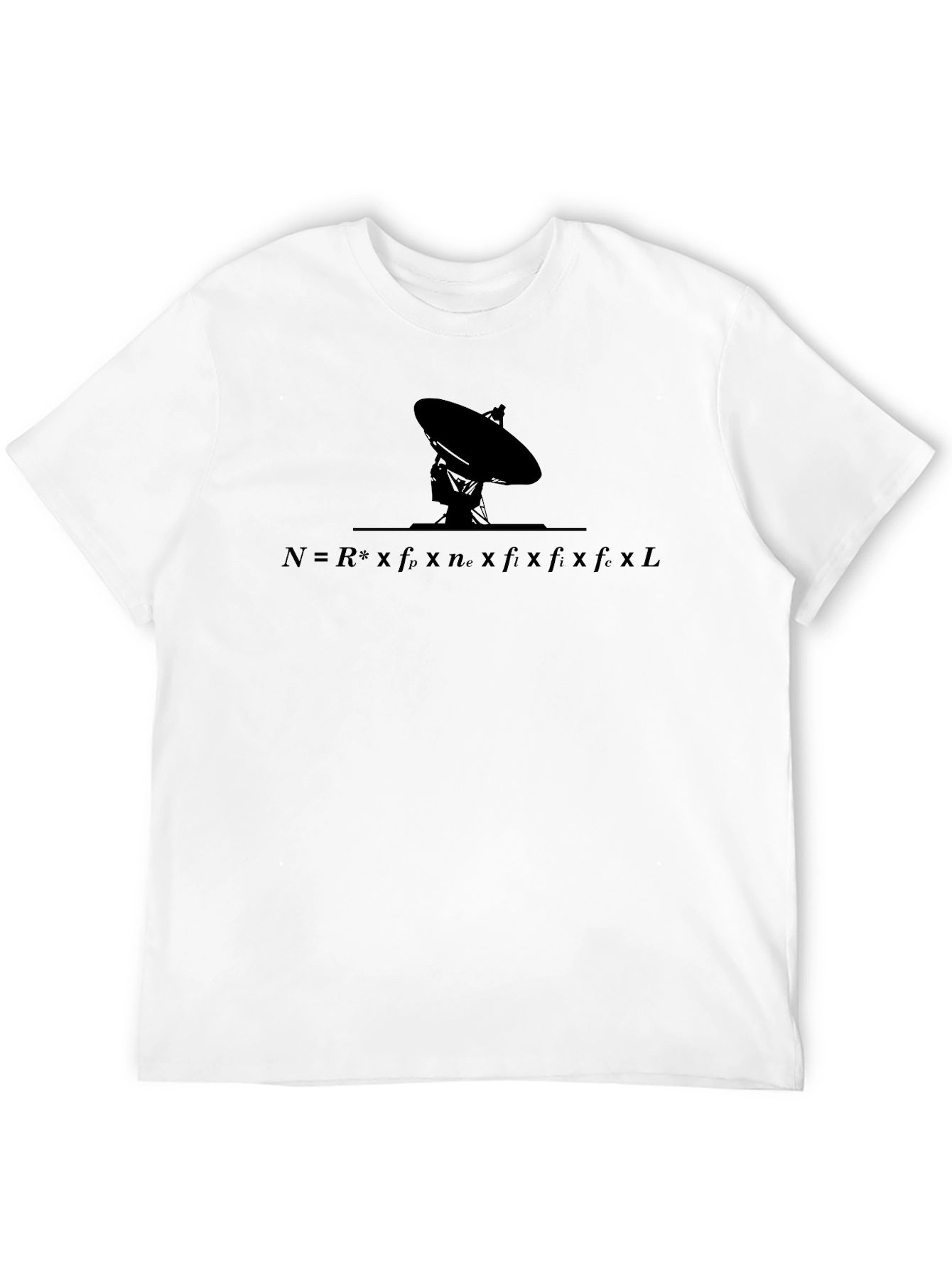 Drake Equation Graphic T-Shirt - Astronomy Science Tee