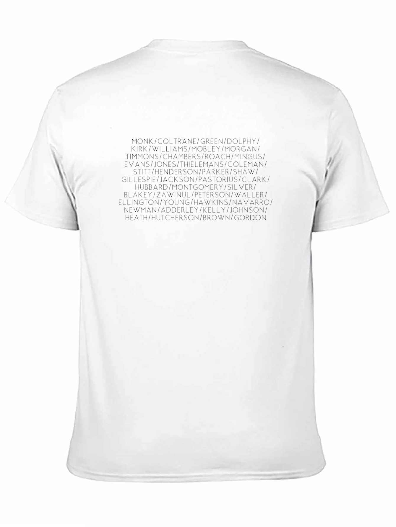 Jazz Greats T-Shirt - Musician Tribute Tee
