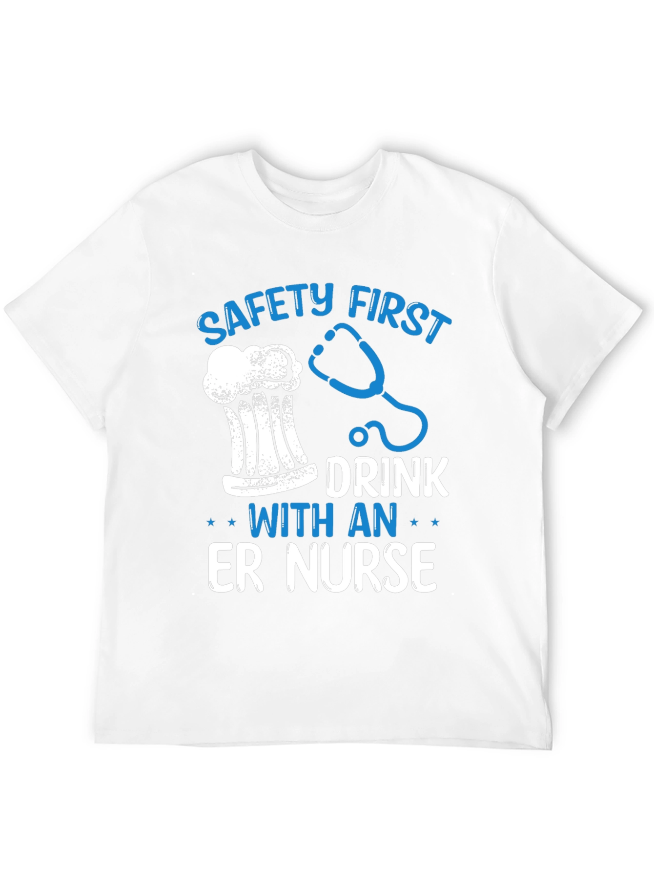 Safety First ER Nurse Graphic Tee