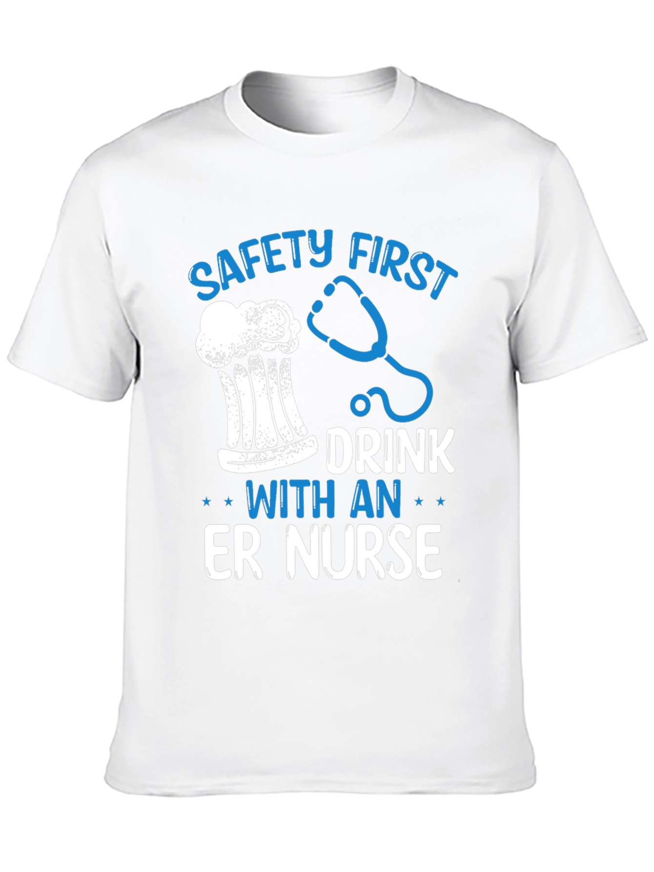 Safety First ER Nurse Graphic Tee