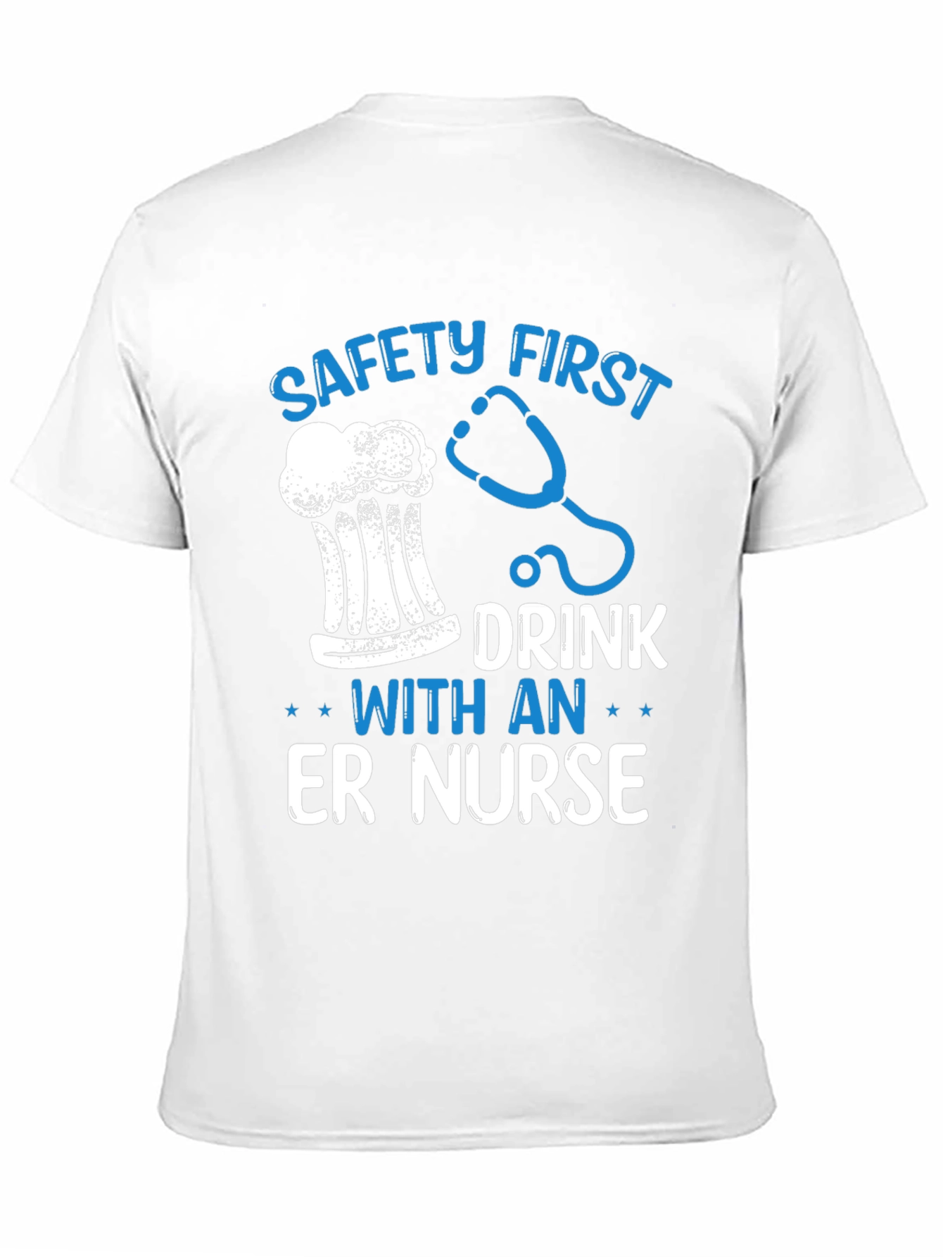 Safety First ER Nurse Graphic Tee