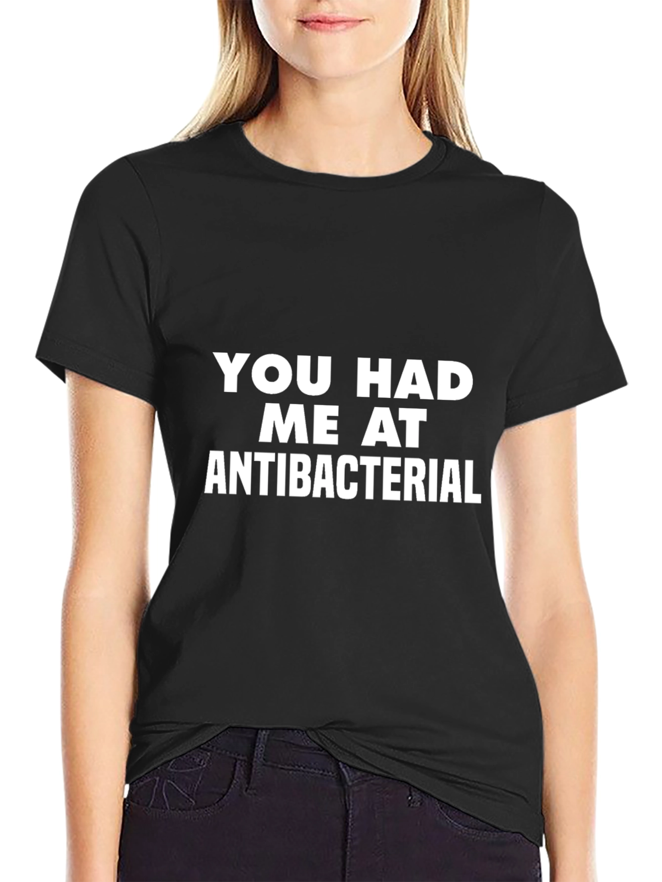 Antibacterial T-Shirt Funny Slogan Tee