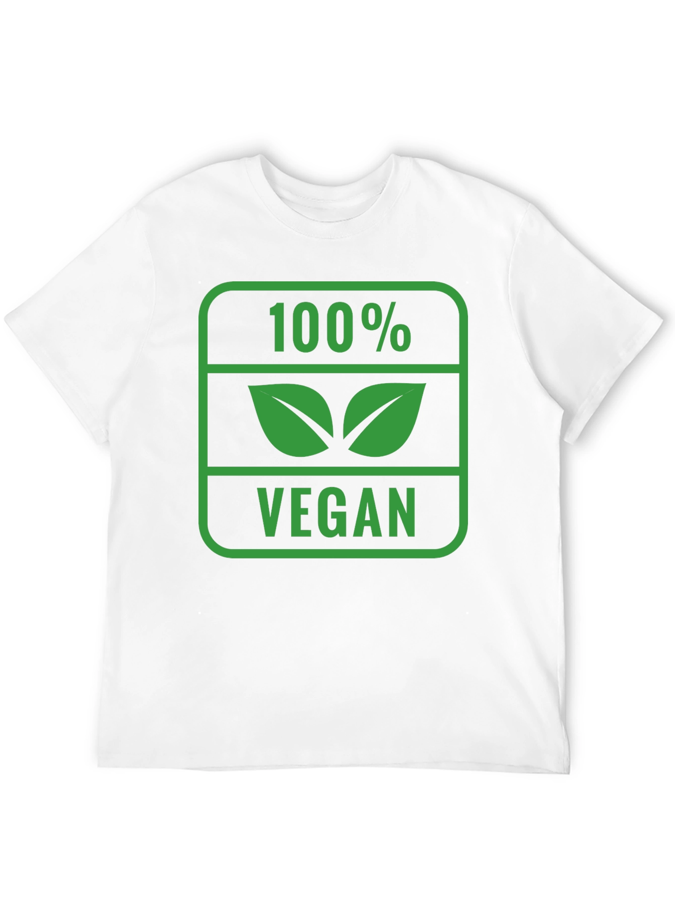 100% Vegan Graphic Tee - Black
