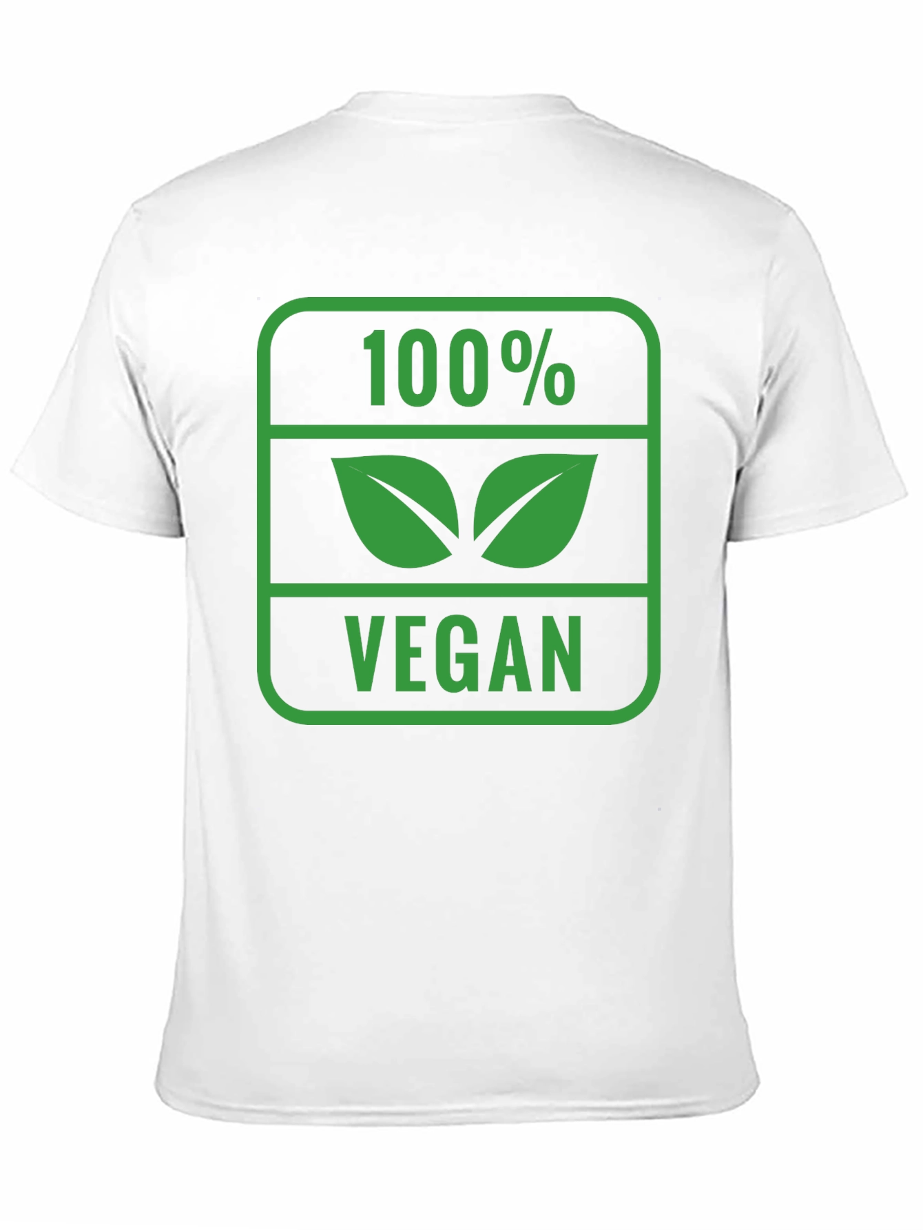 100% Vegan Graphic Tee - Black
