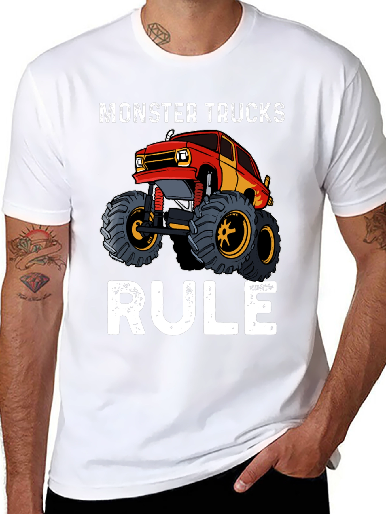 Monster Truck Rule Graphic T-Shirt