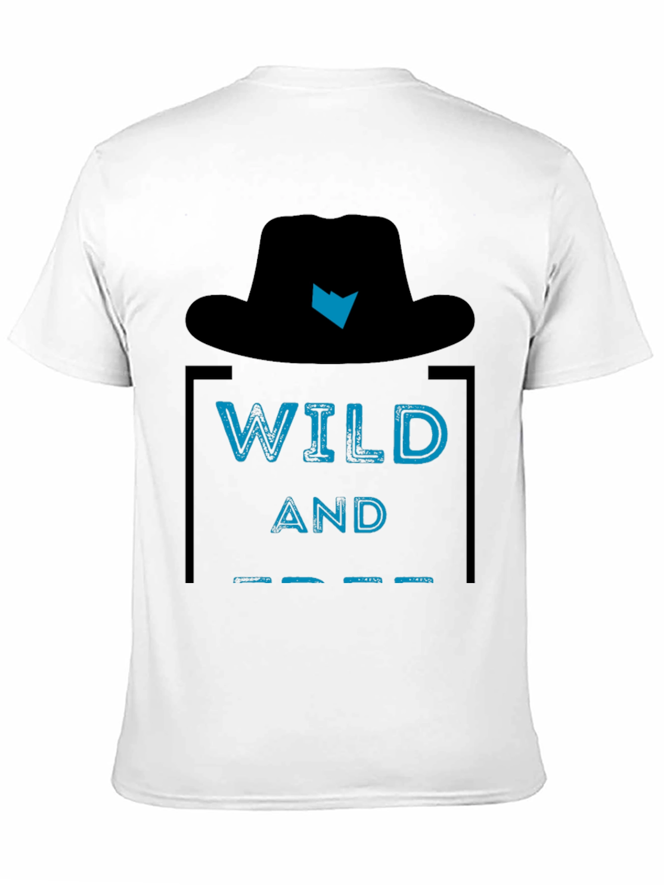 Wild and Free Graphic Tee - Mens Black T-Shirt