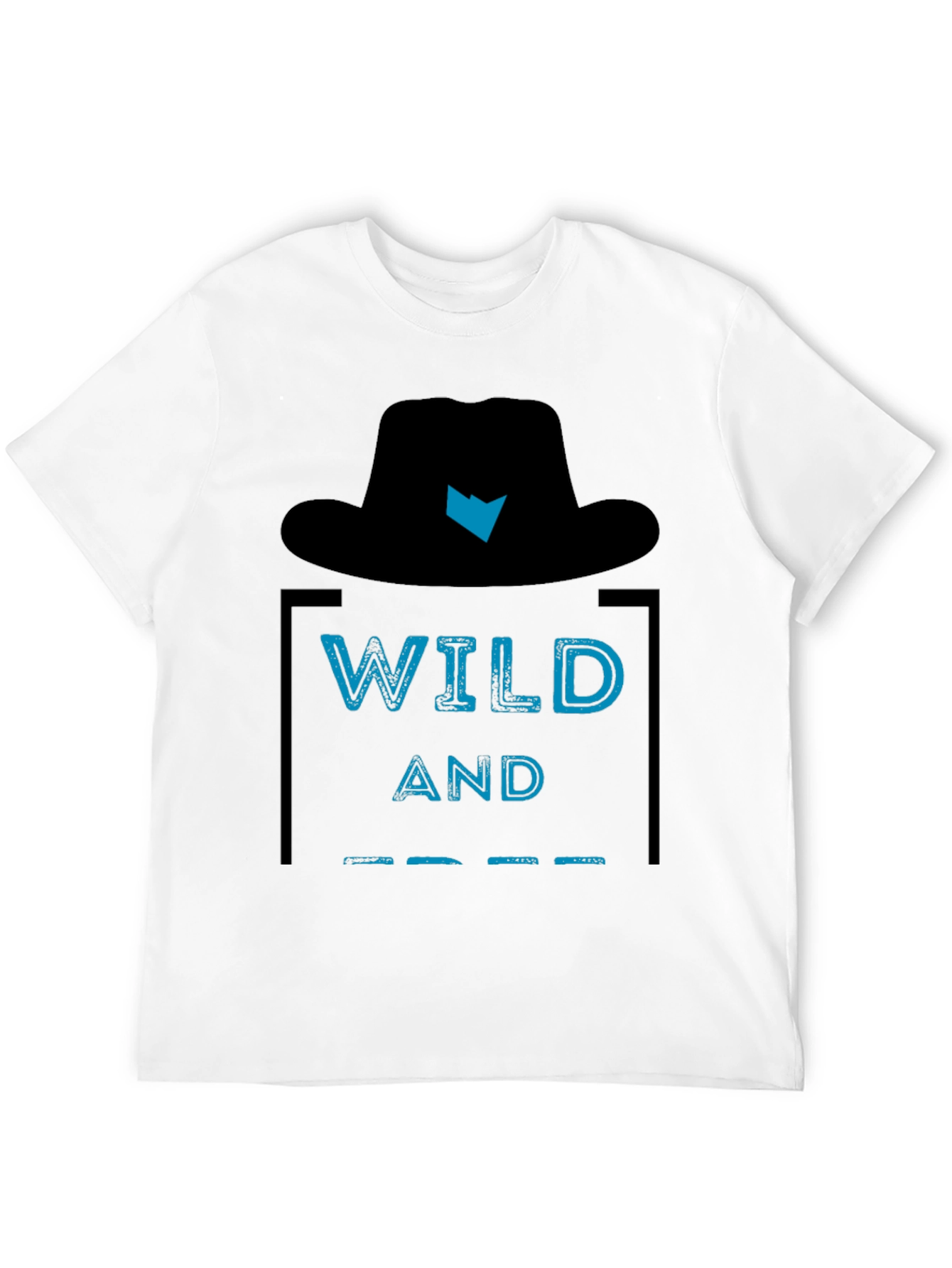 Wild and Free Graphic Tee - Mens Black T-Shirt