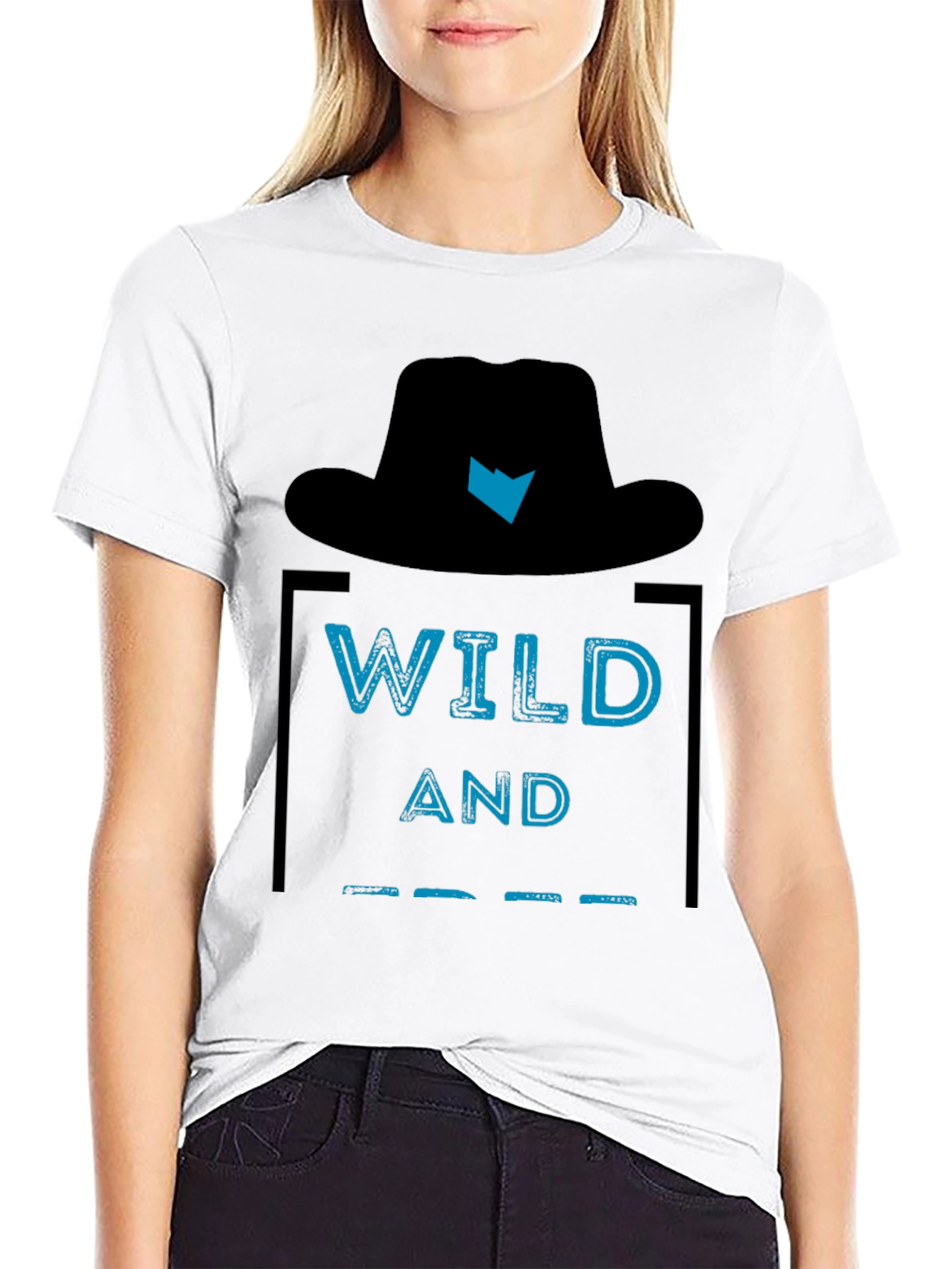 Wild and Free Graphic Tee - Mens Black T-Shirt