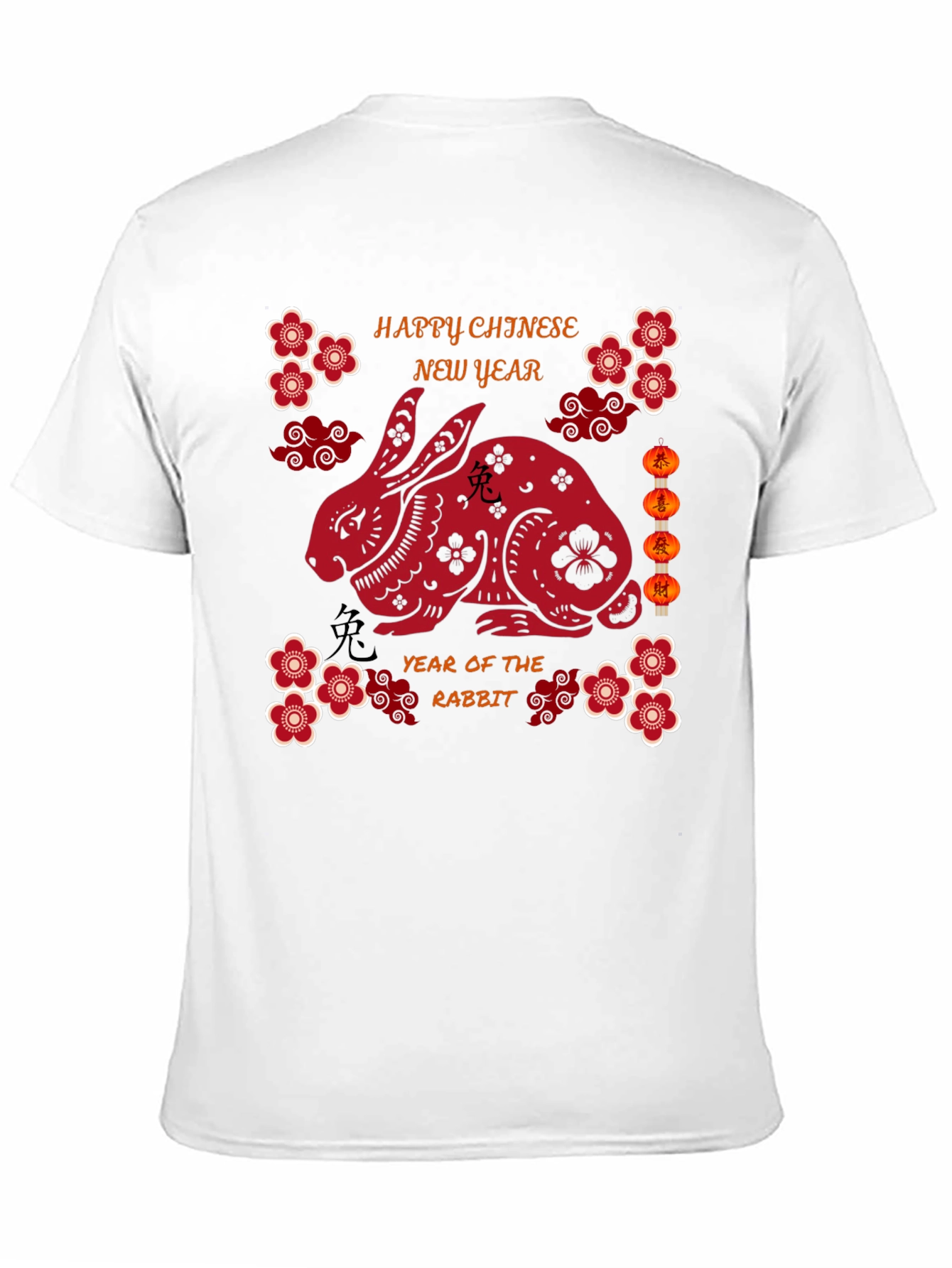 Chinese New Year Rabbit Graphic T-Shirt