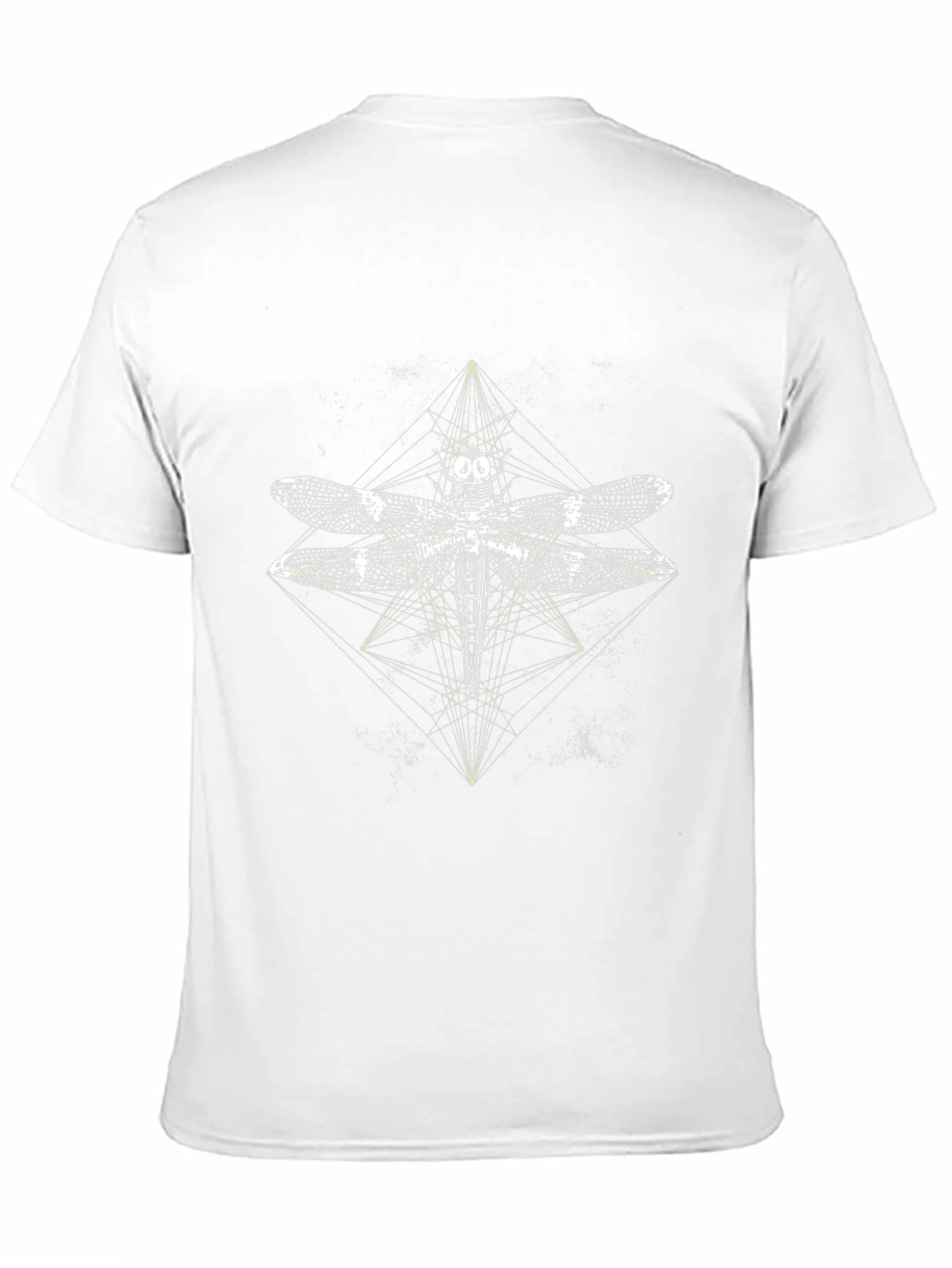 Geometric Dragonfly Graphic T-Shirt