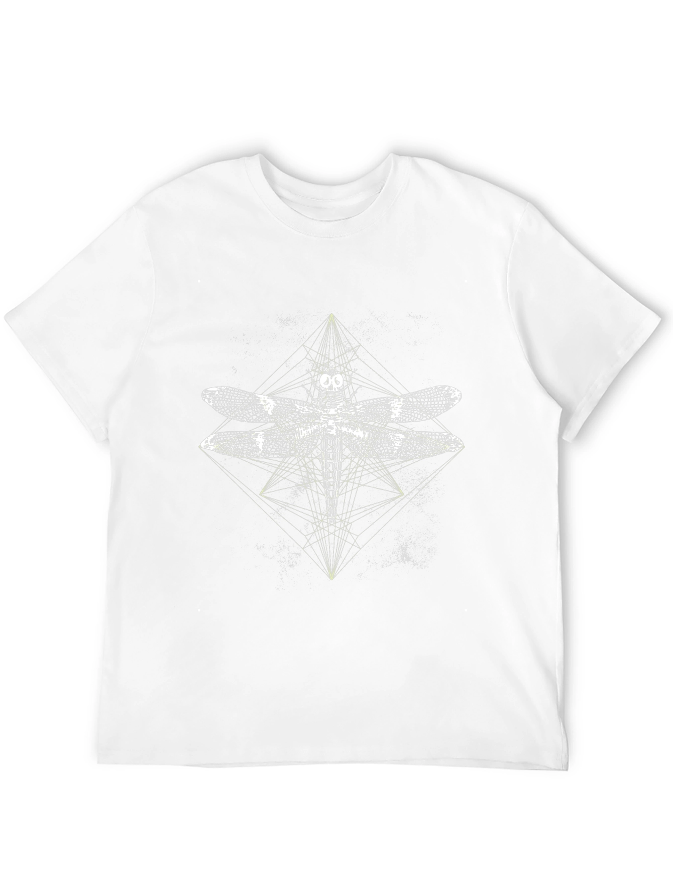 Geometric Dragonfly Graphic T-Shirt