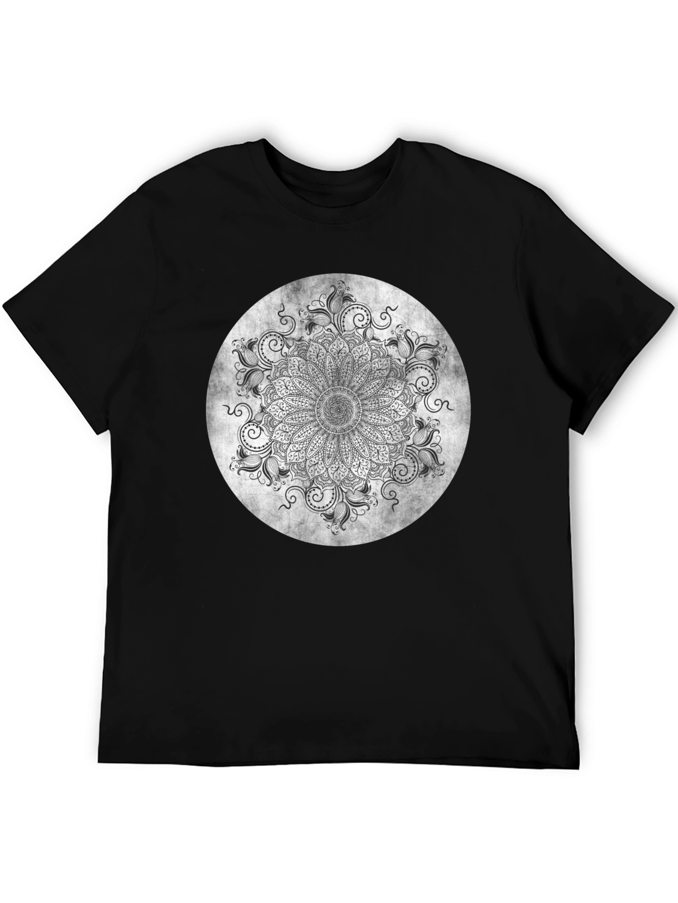 Mandala Graphic Tee - Black