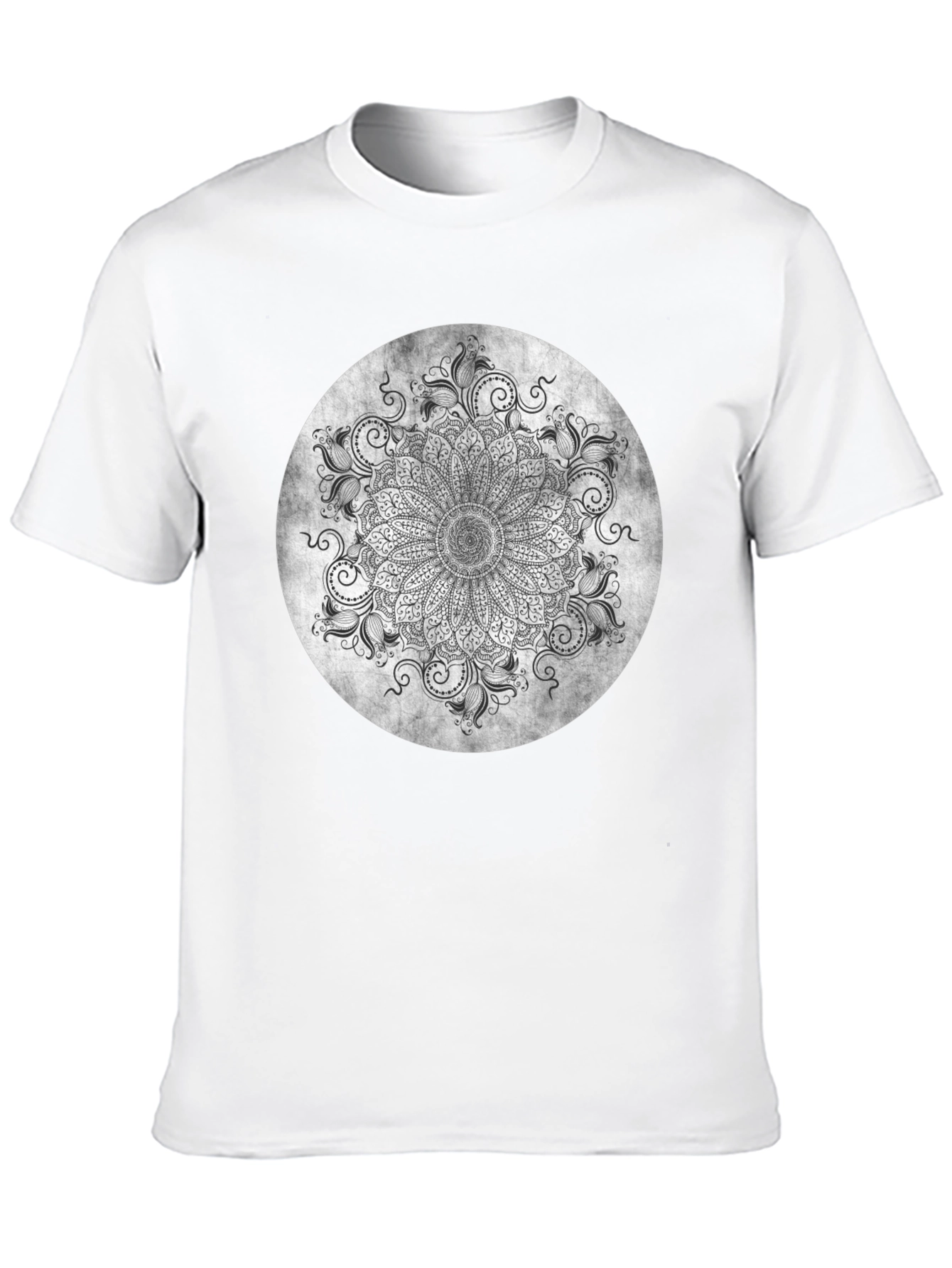 Mandala Graphic Tee - Black