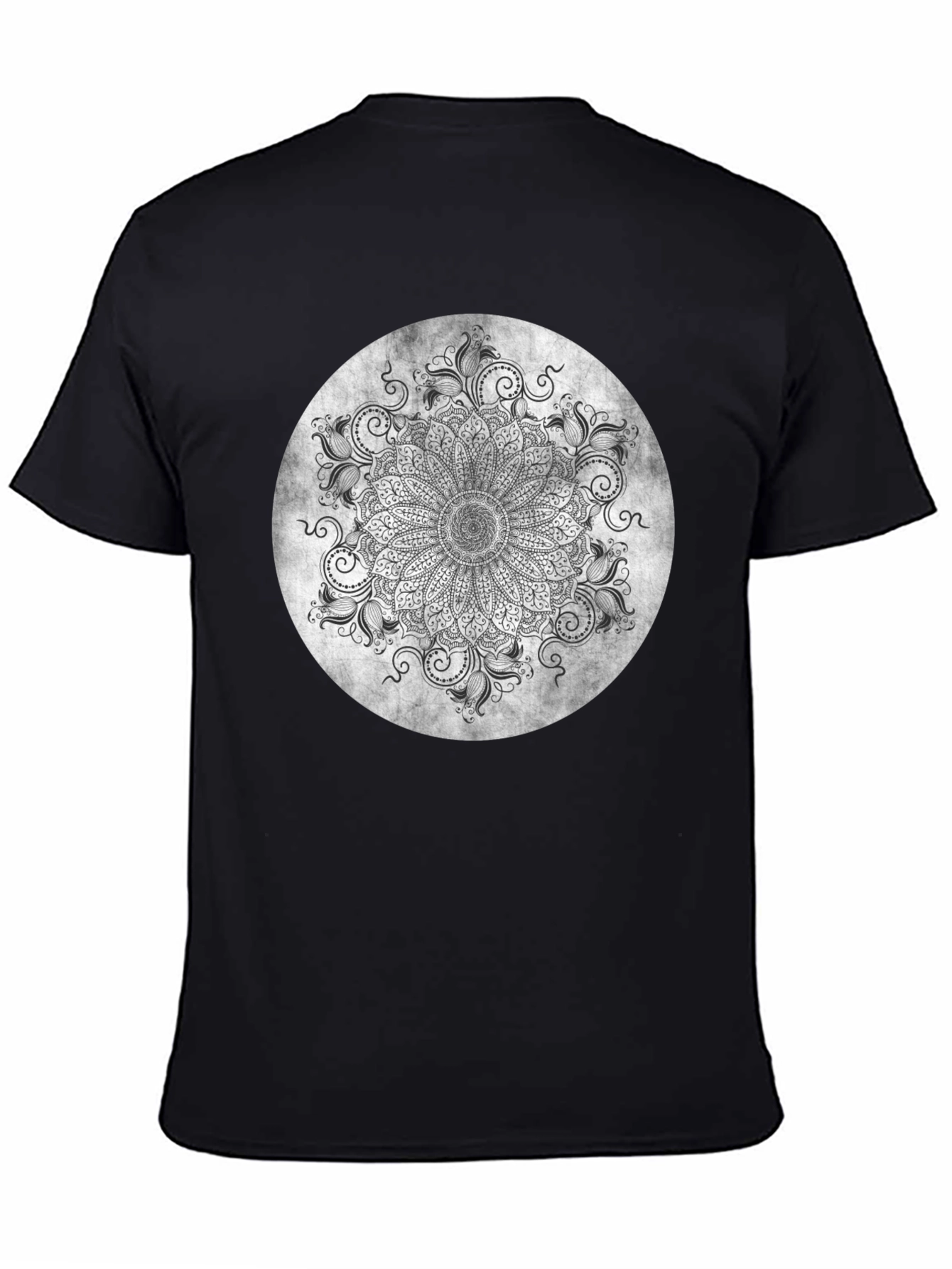 Mandala Graphic Tee - Black