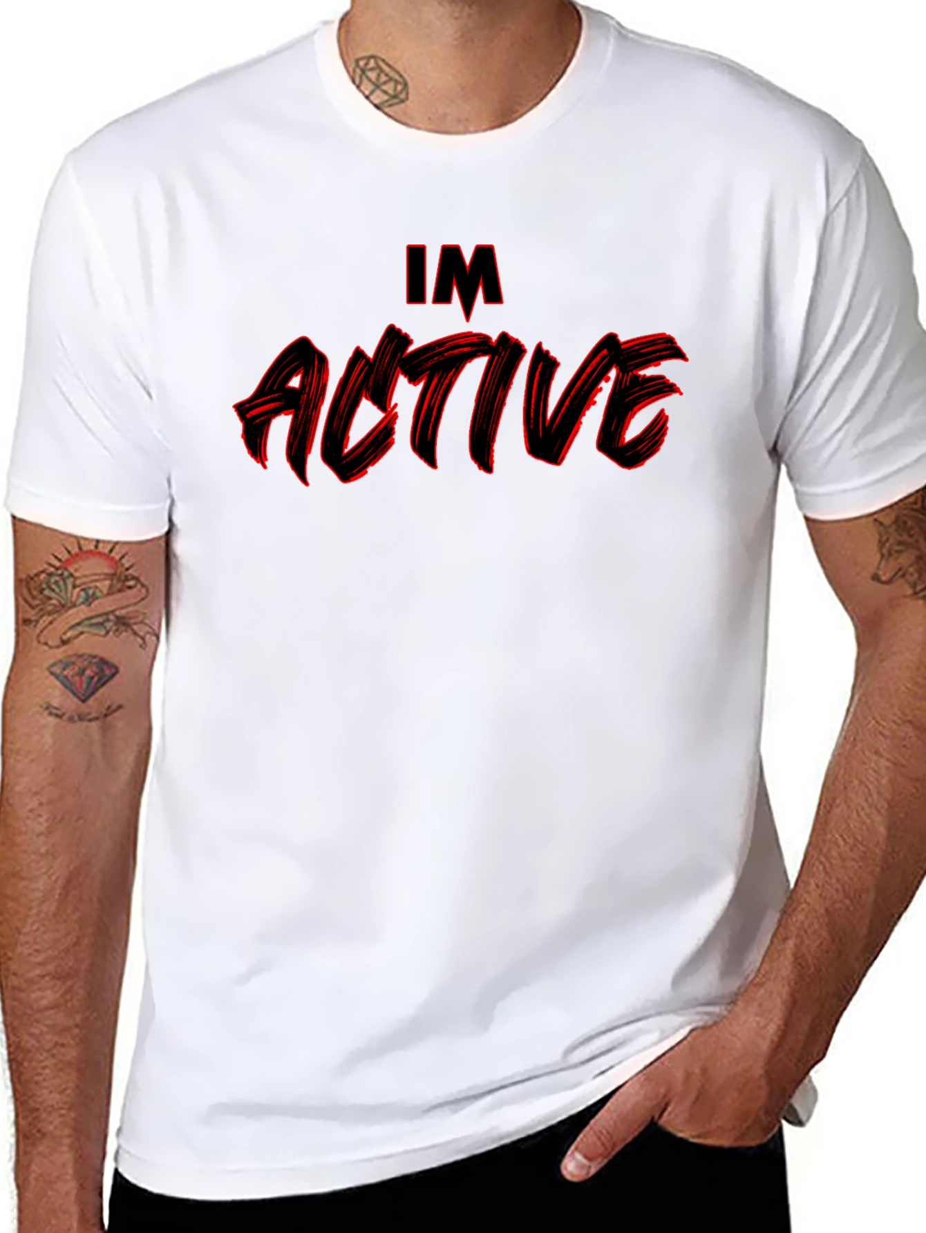 Im Active Graphic Tee - Bold Statement T-Shirt