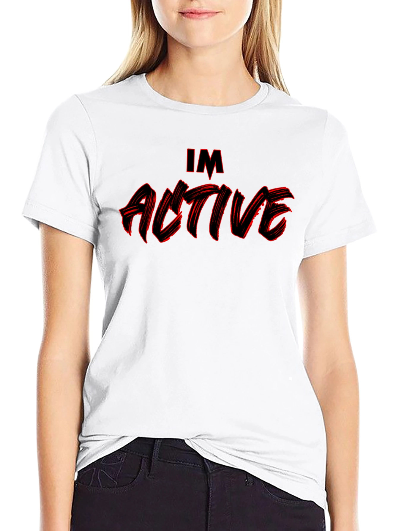 Im Active Graphic Tee - Bold Statement T-Shirt