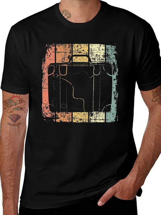 Retro Camera Graphic Tee - Vintage Style