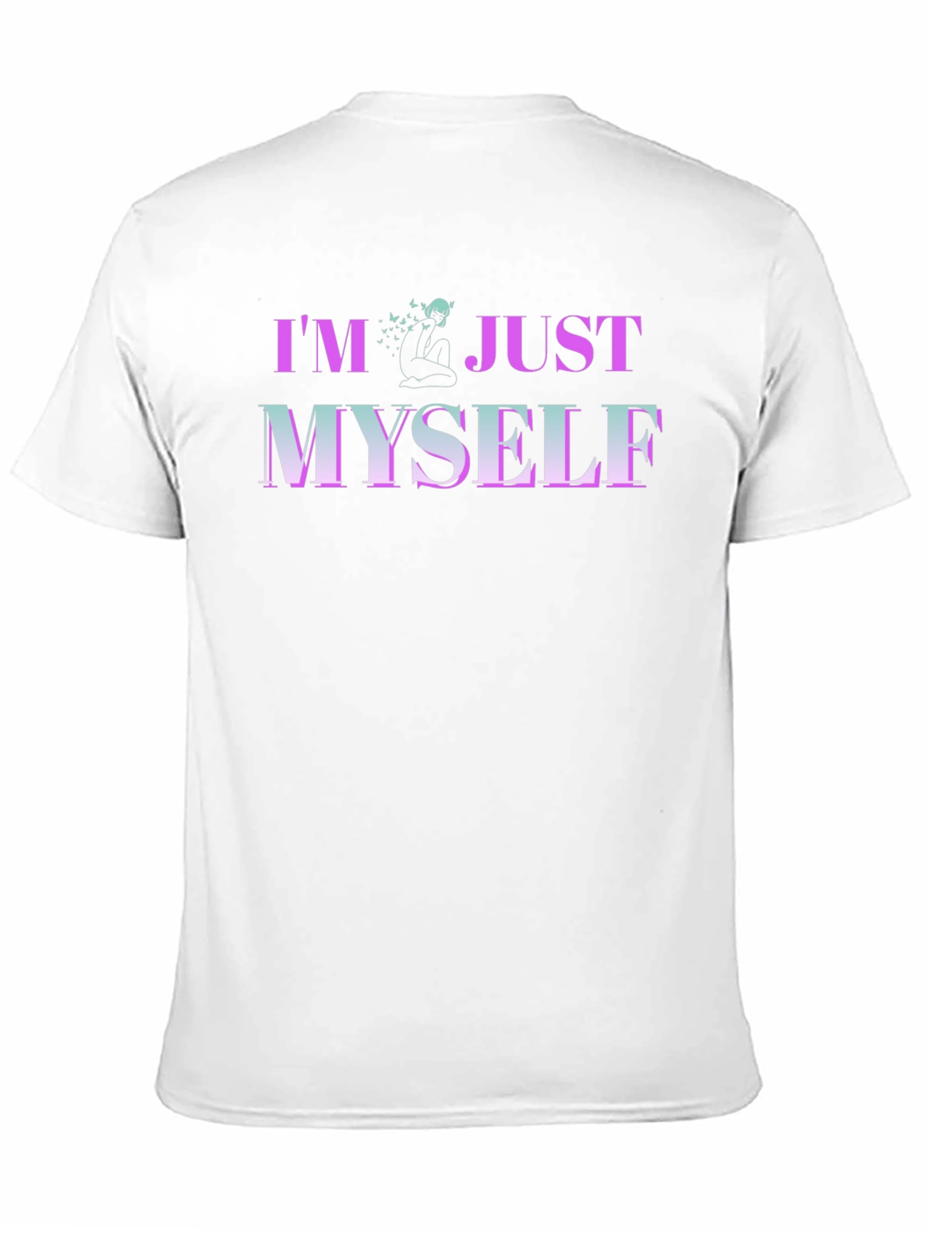 Im Just Myself Graphic T-Shirt - Trendy Casual Wear