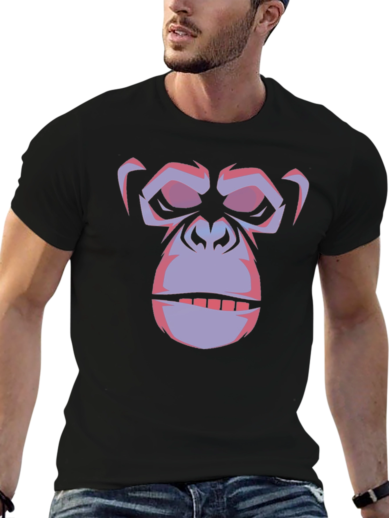 Primate Graphic Tee - Stylish Ape Design