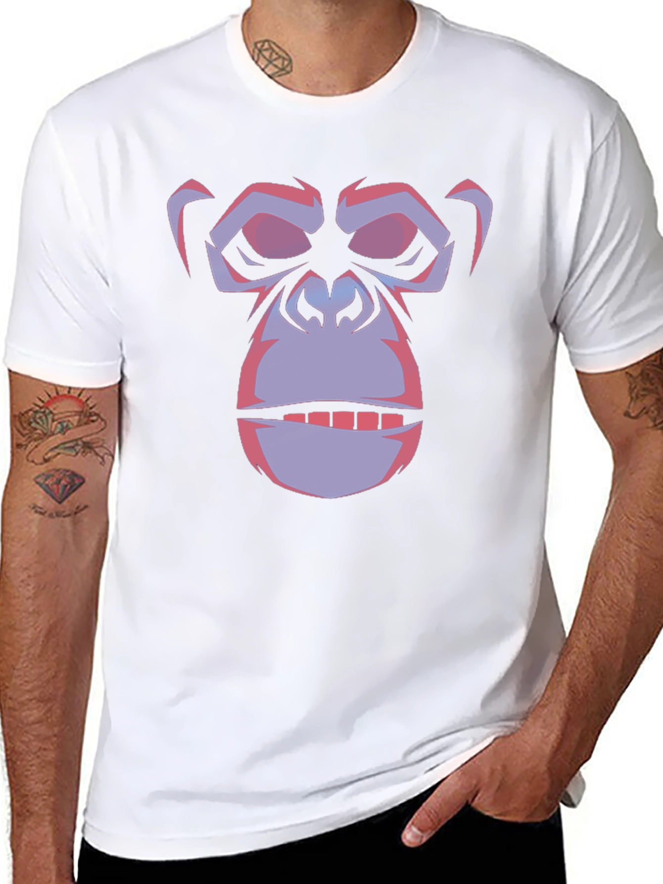 Primate Graphic Tee - Stylish Ape Design