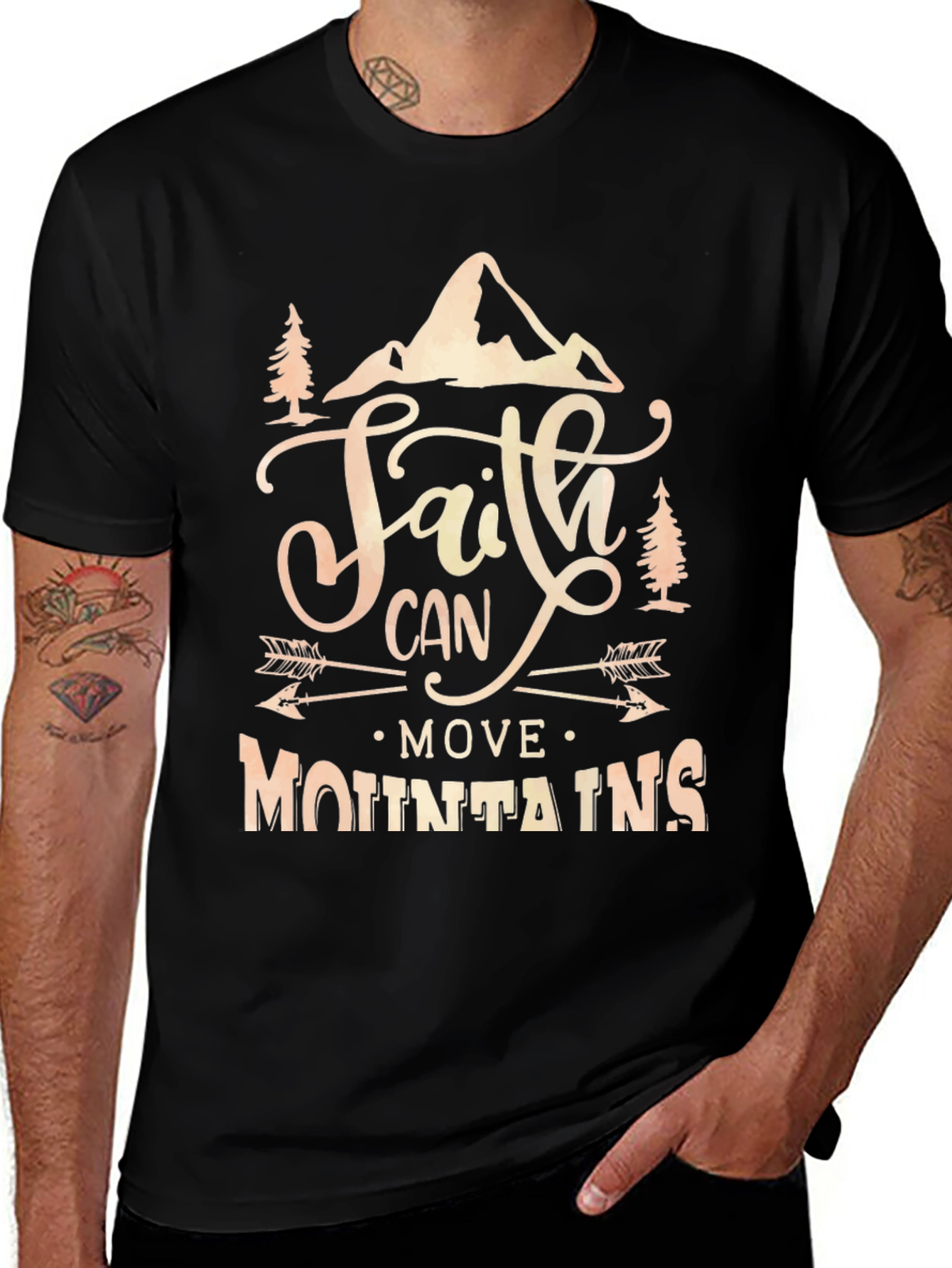 Faith Can Move Mountains Graphic Tee
