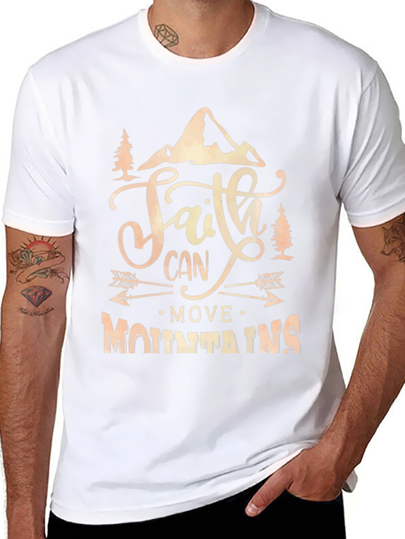 Faith Can Move Mountains Graphic Tee