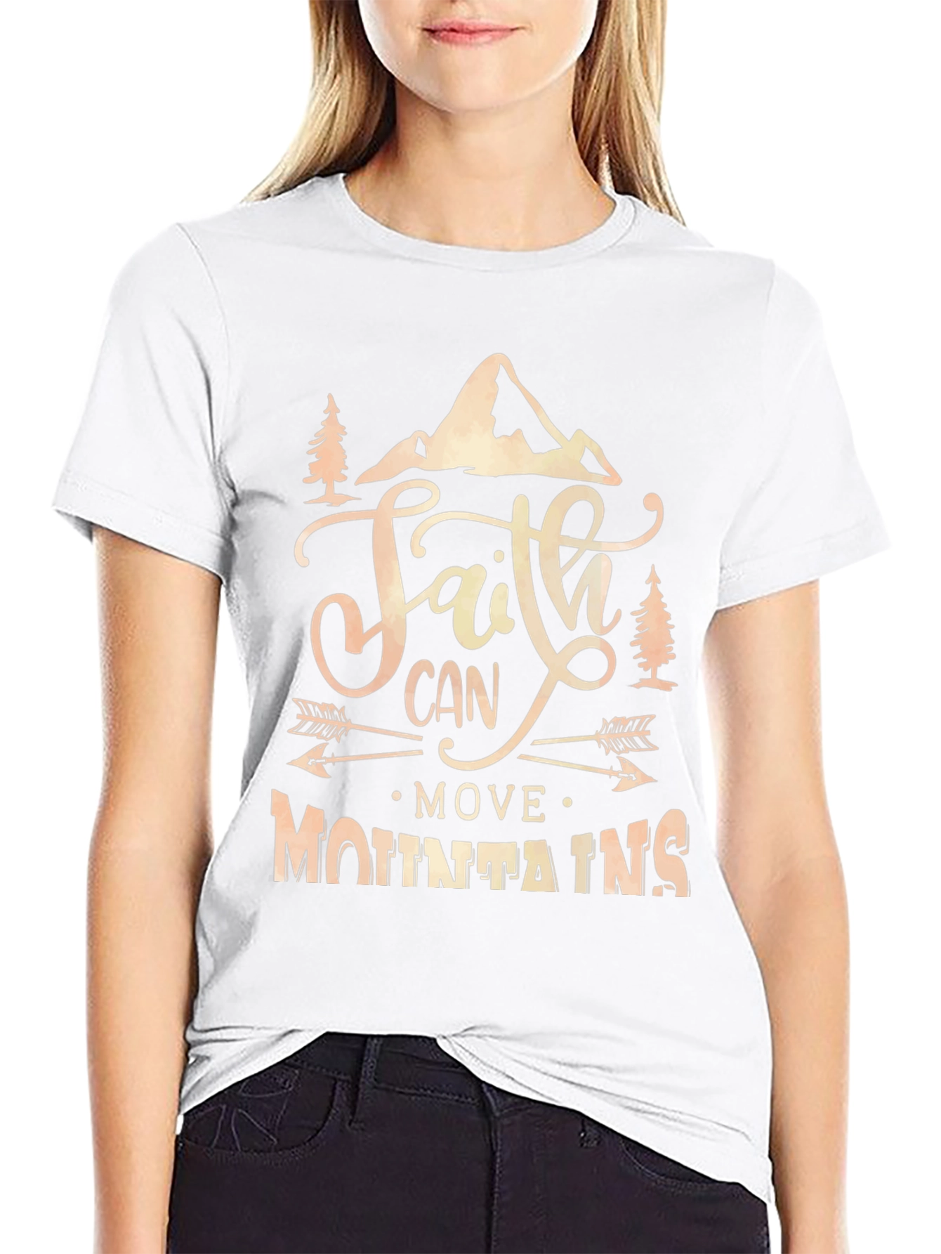 Faith Can Move Mountains Graphic Tee