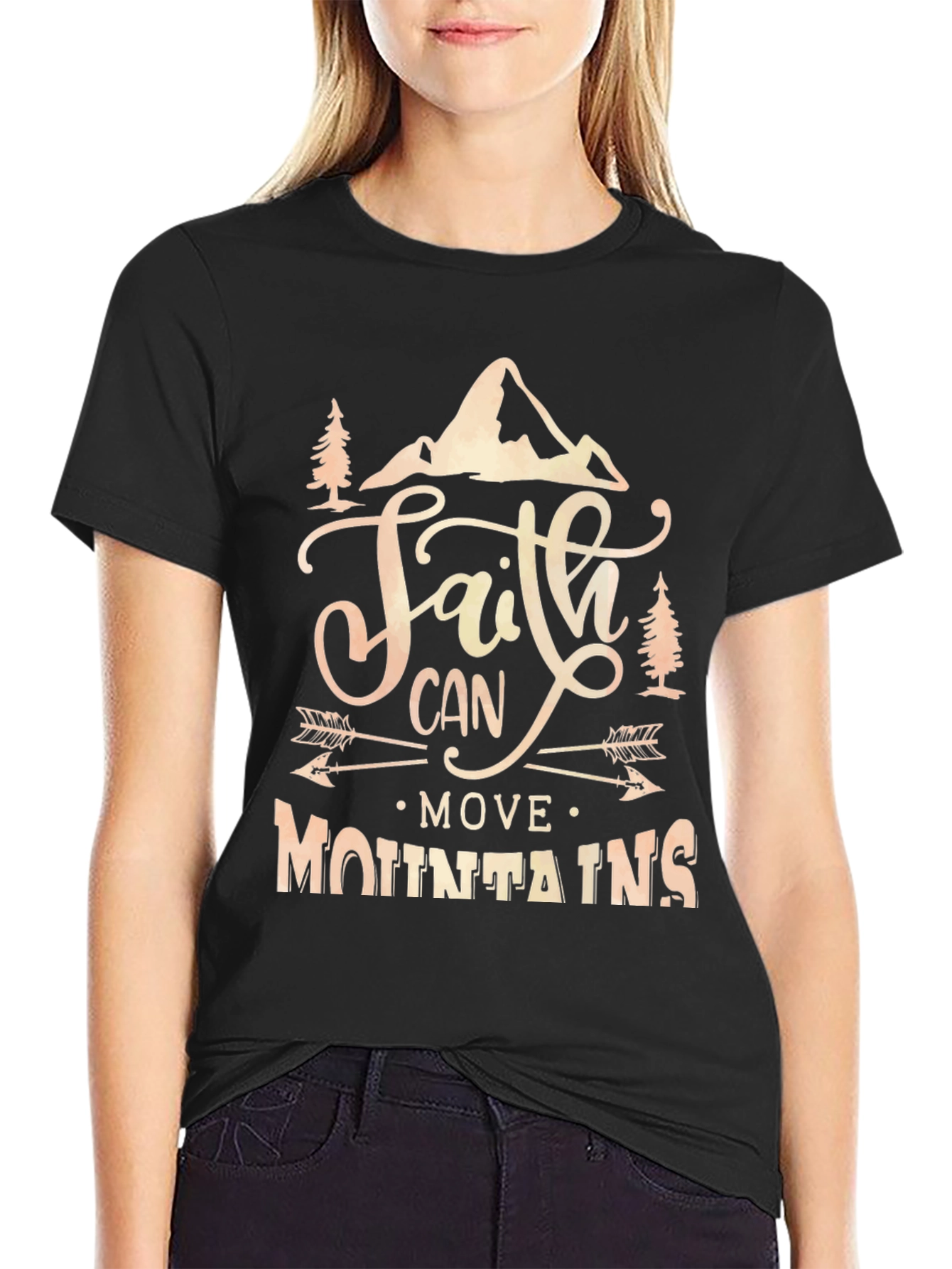 Faith Can Move Mountains Graphic Tee