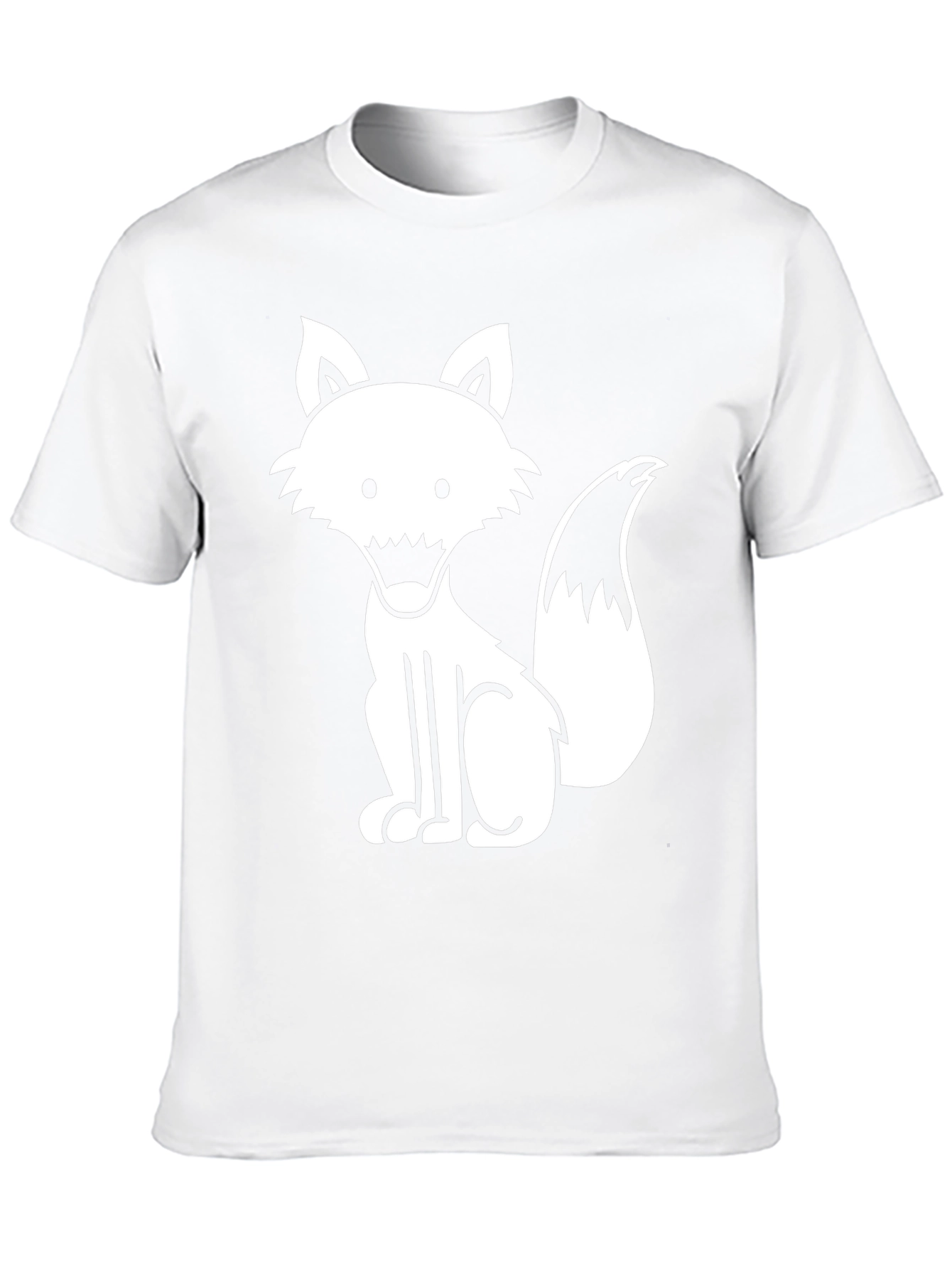 Cool Fox Graphic Black T-Shirt