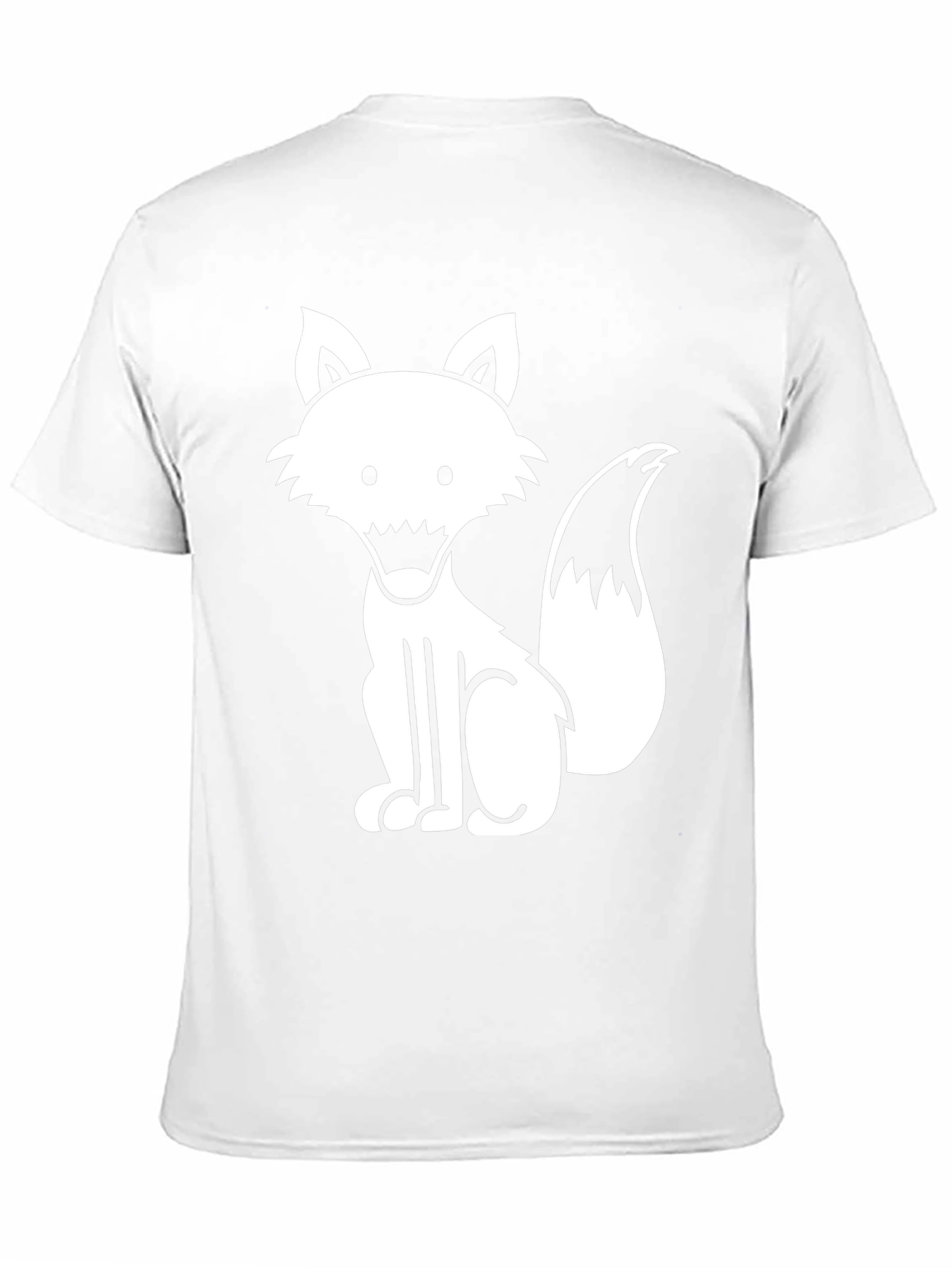 Cool Fox Graphic Black T-Shirt