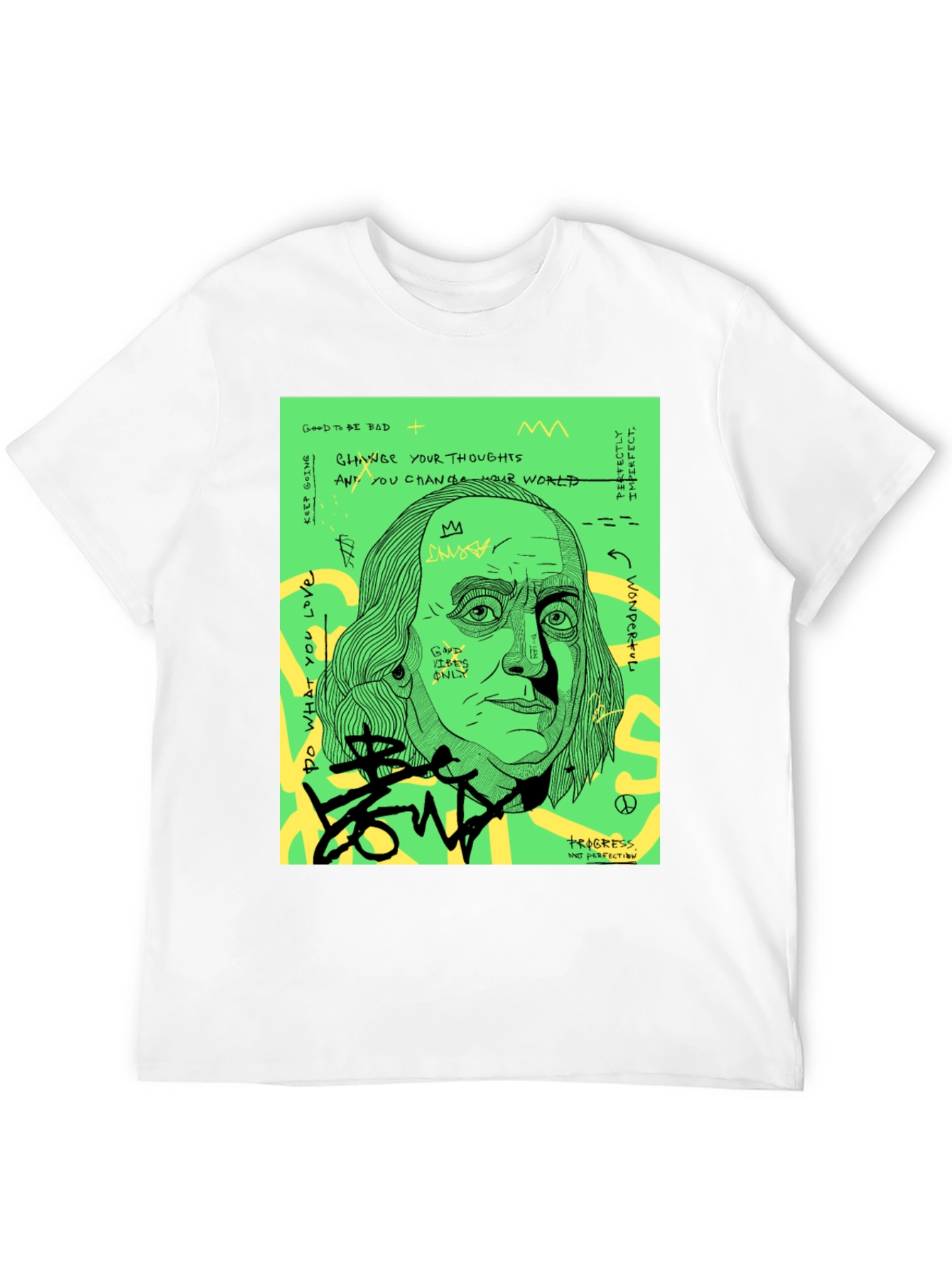 Edgy Benjamin Franklin Graphic Tee